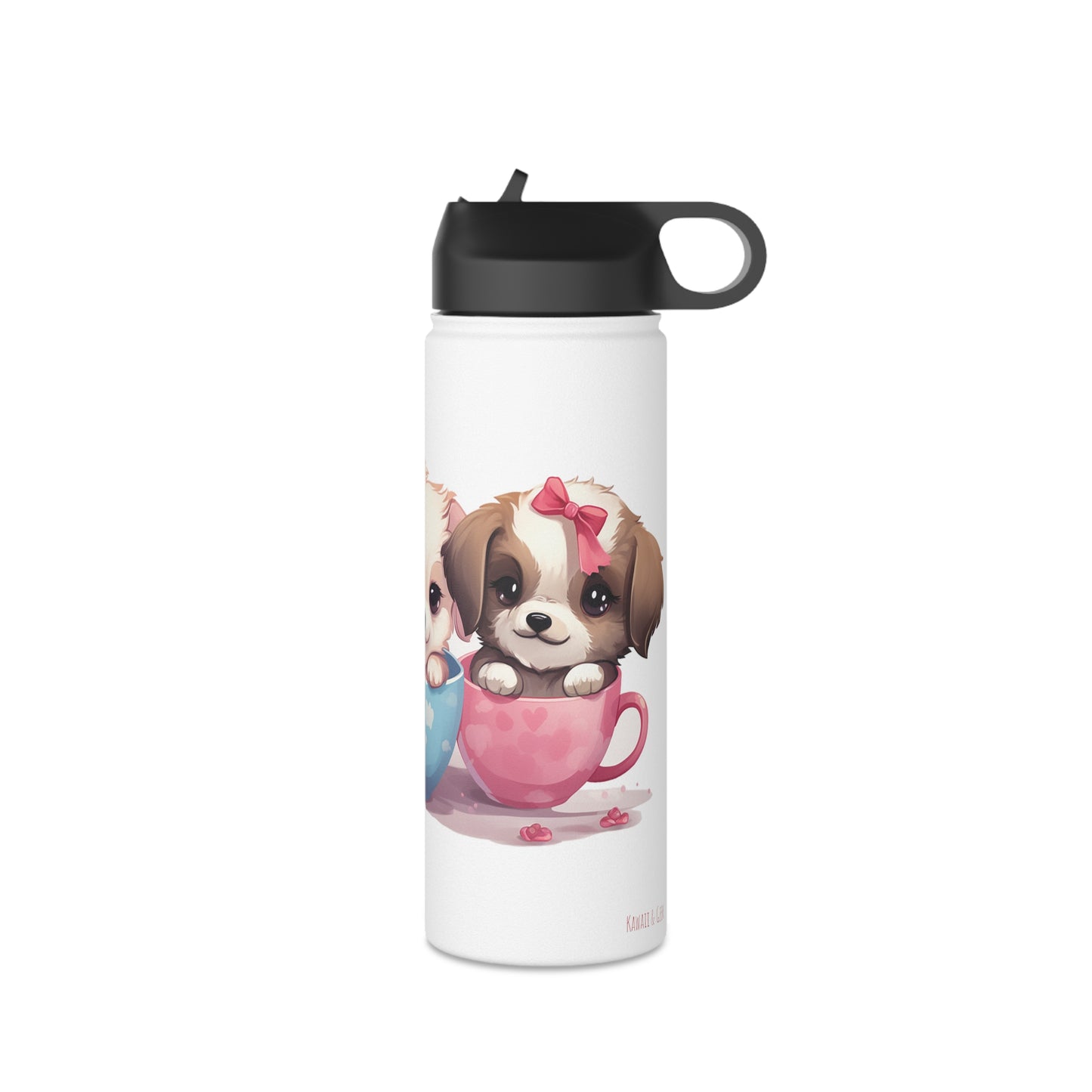 Puppies Trio Stainless Steel Water Bottle