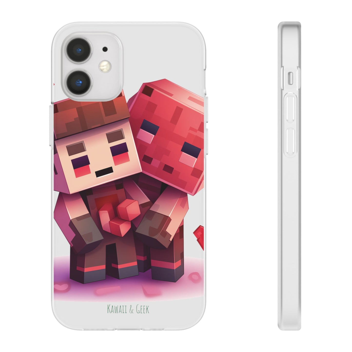 Phone Case - Lovers Minecraft Inspired Design
