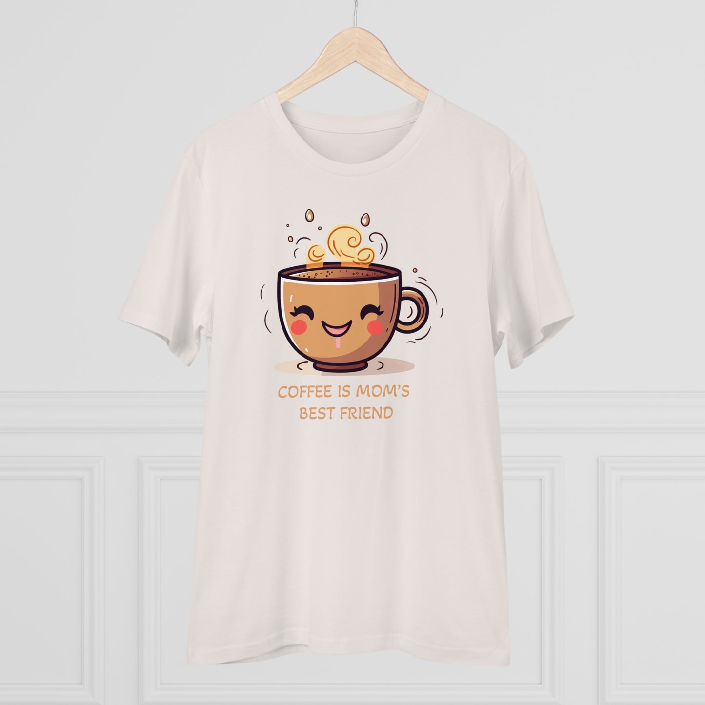 Coffee is Mom's Best Friend - Unisex Eco-Friendly T-Shirt - Celebrate Mother's day in Style and Sustainability