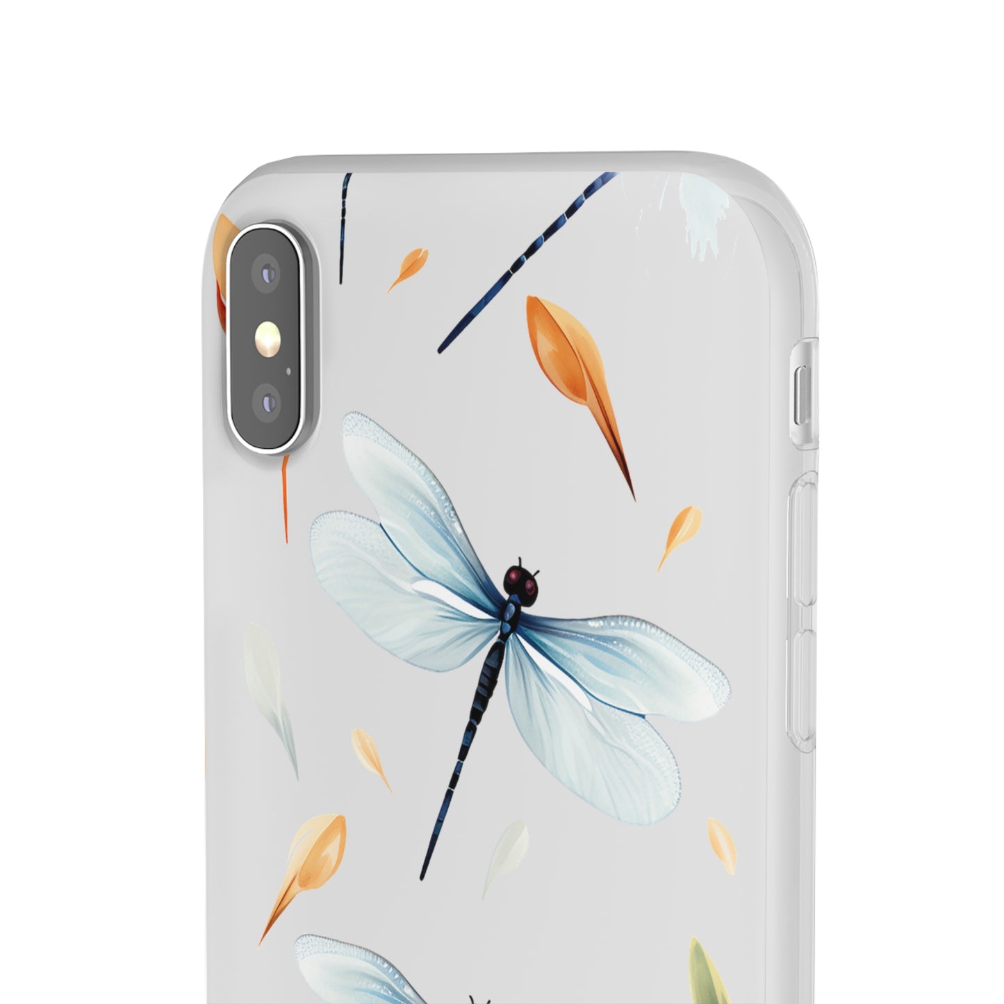 Dragonfly Dreams: Transparent Flexi Phone Case