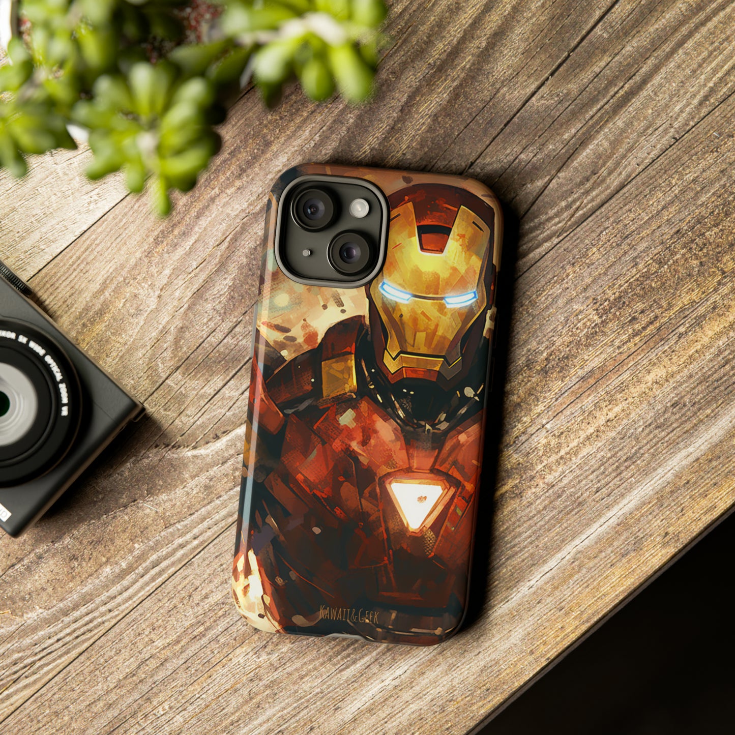 Iron Man Painting Tough Phone Case - Add Some Bold and Unique Style to Your Tech