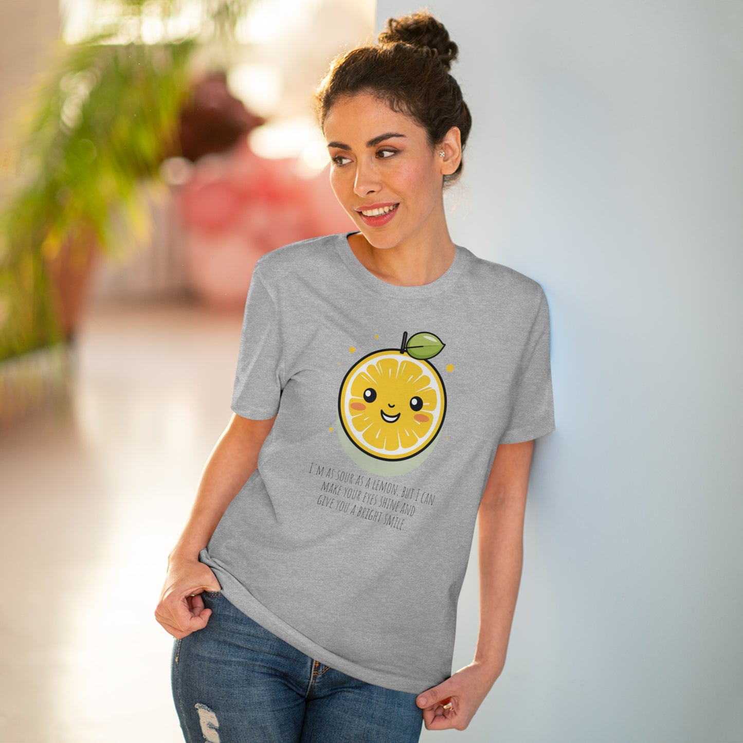 Cute Eco-Friendly Lemon T-Shirt - Brighten Your Day with Citrus Charm !