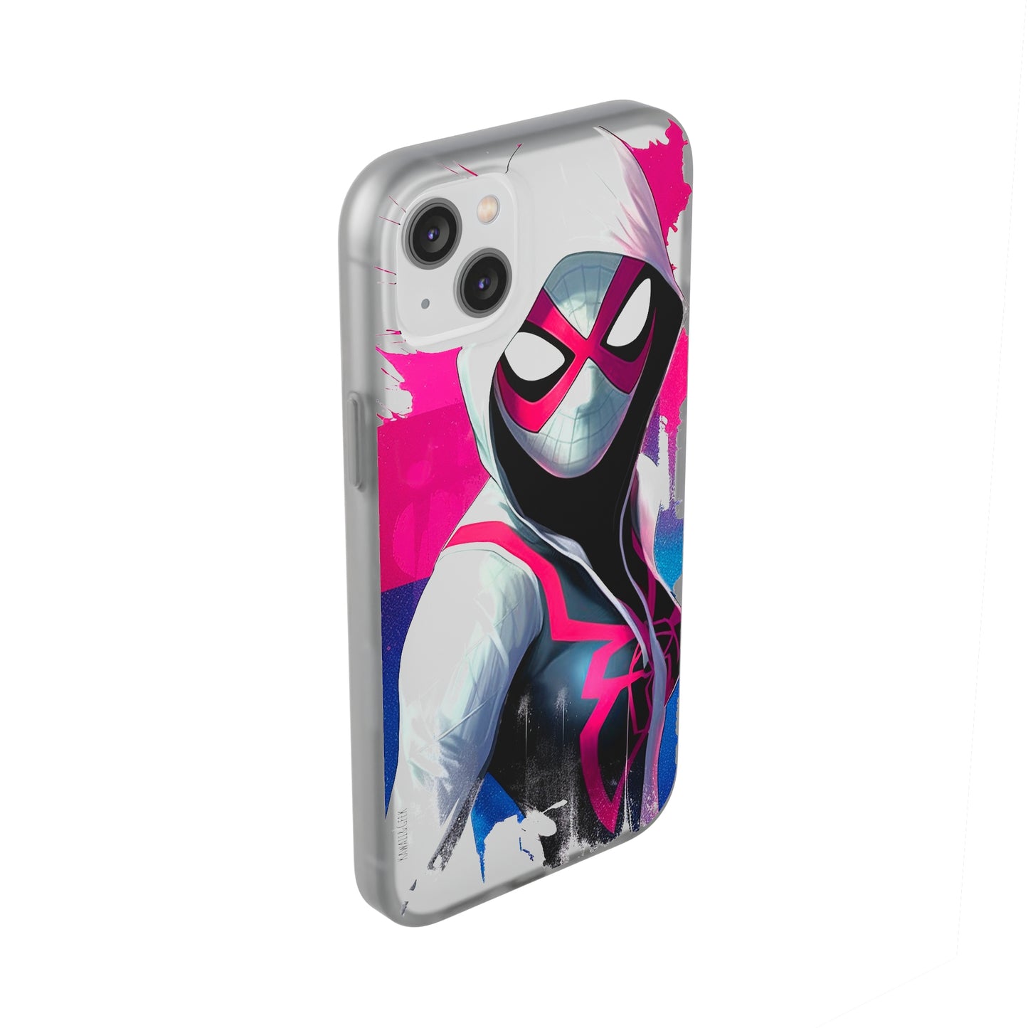 Spider Gwen in Flexi Phone Case - Add Some Colorful and Heroic Style to Your Phone