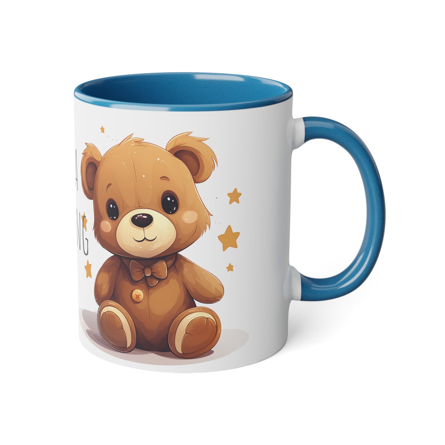 11oz Bi-Color Mug: "Morning Hug" Teddy Duo - EU