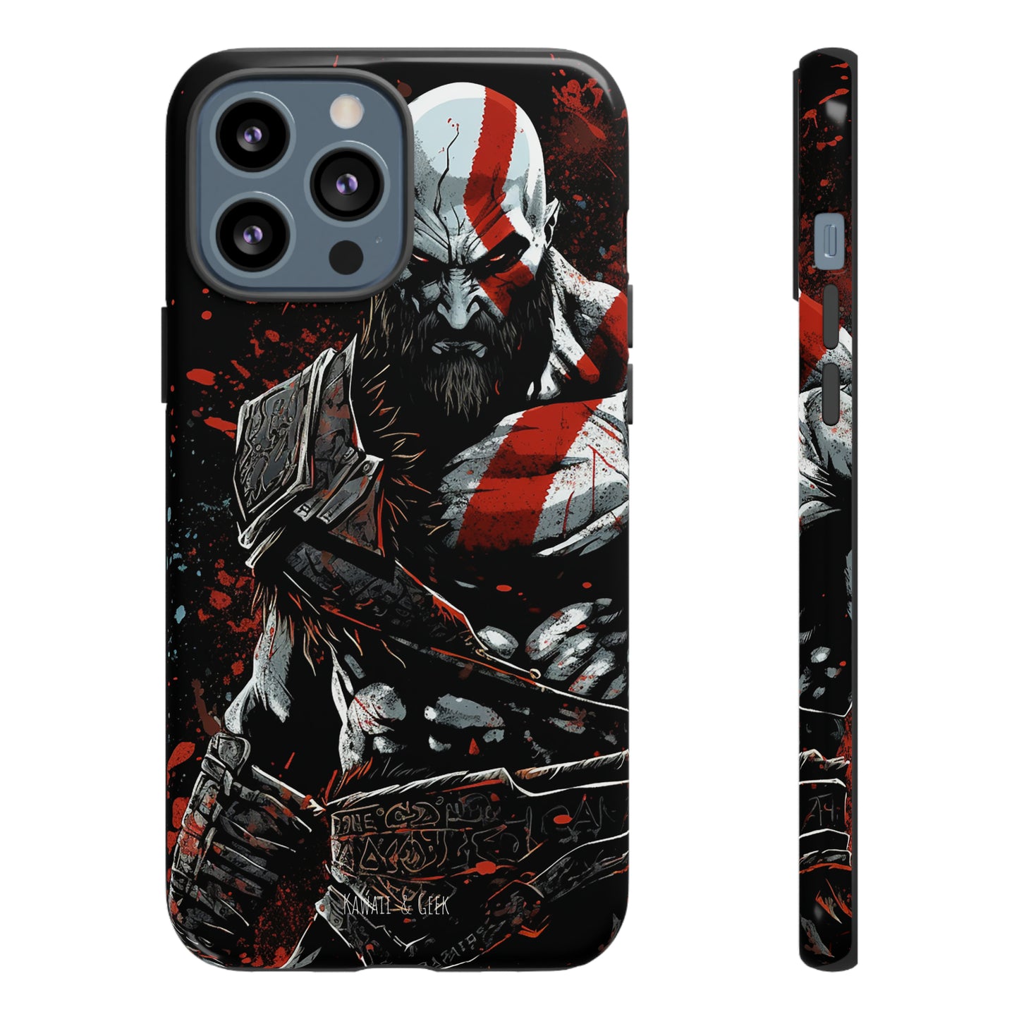 Kratos Tough Phone Case - Unleash the Power of the God of War in Style
