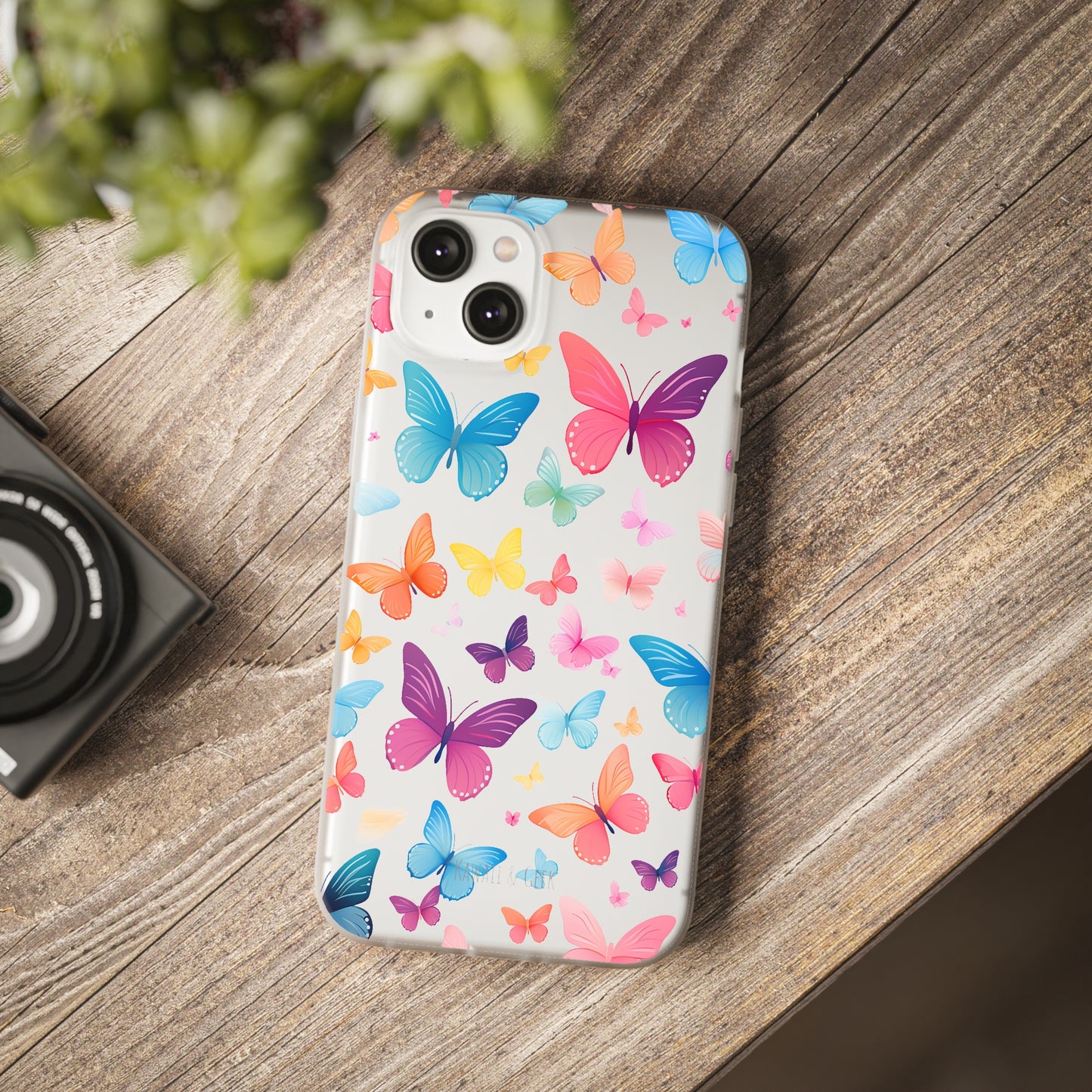 Charming Butterflies Flexi Transparent Phone Case