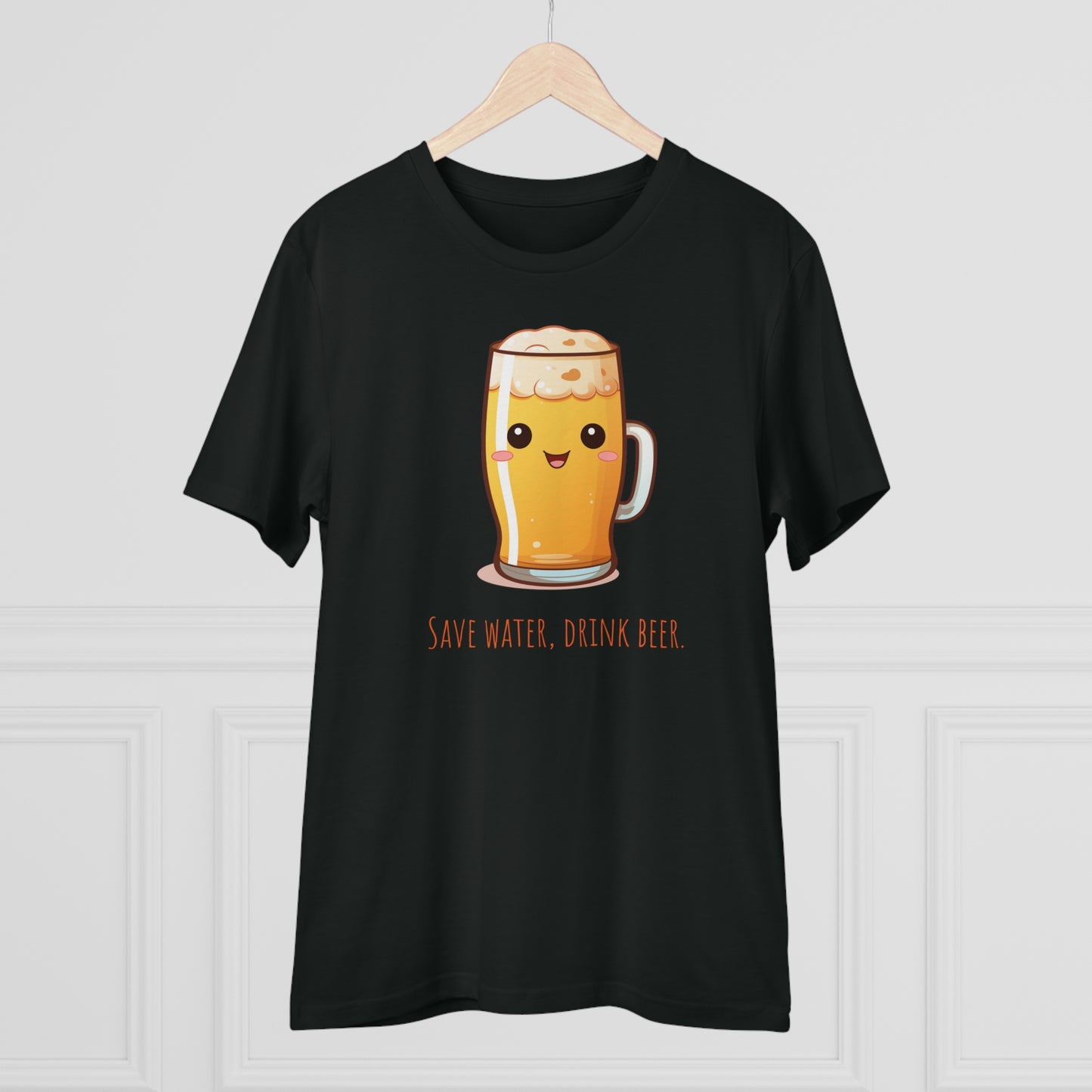 Eco-Friendly Unisex Beer T-Shirt - 'Save Water, Drink Beer'