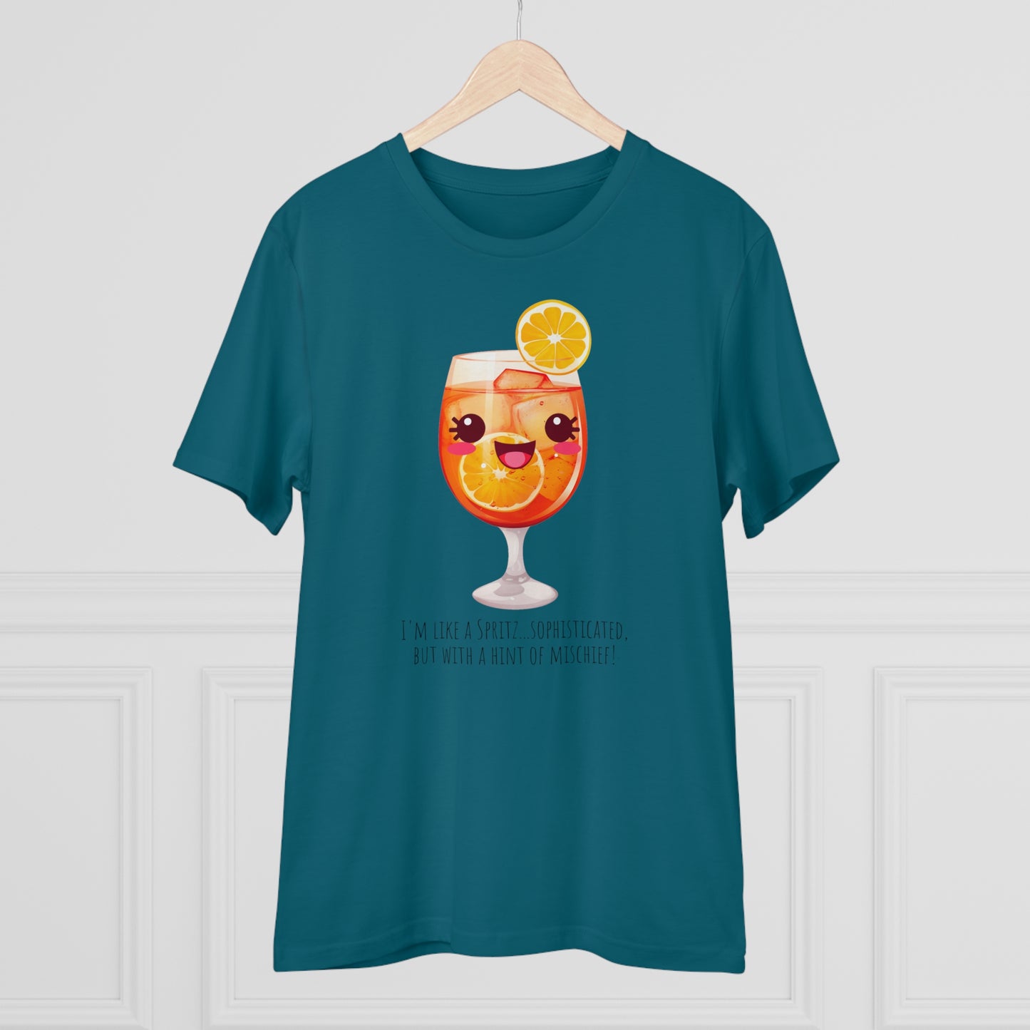 Cute and Mischievous Spritz Glass T-Shirt | Fun and Sophisticated Design