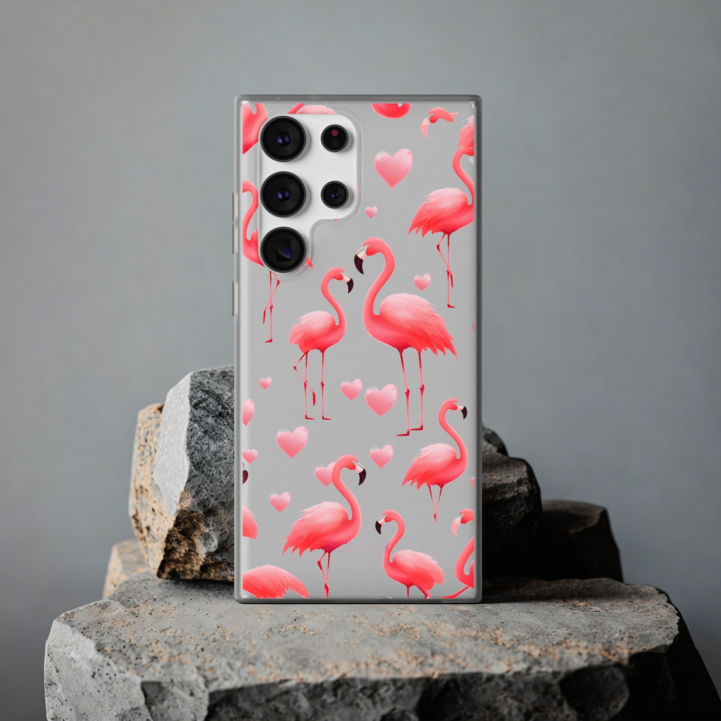 Pink Flamingo Elegance Flexi Phone case