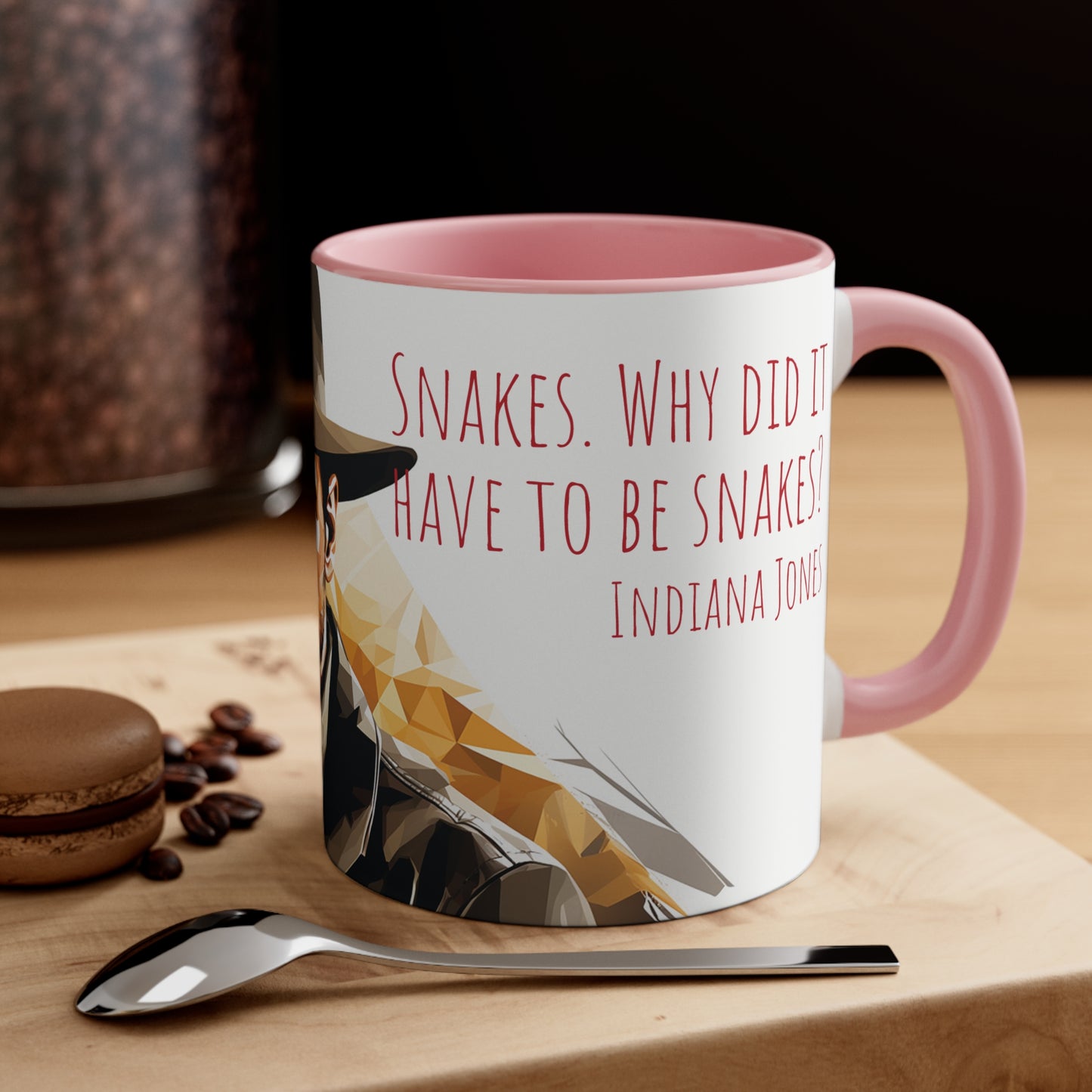 Indiana Jones Mug - Embrace the Adventure: Snakes. Why Did It Have to Be Snakes?