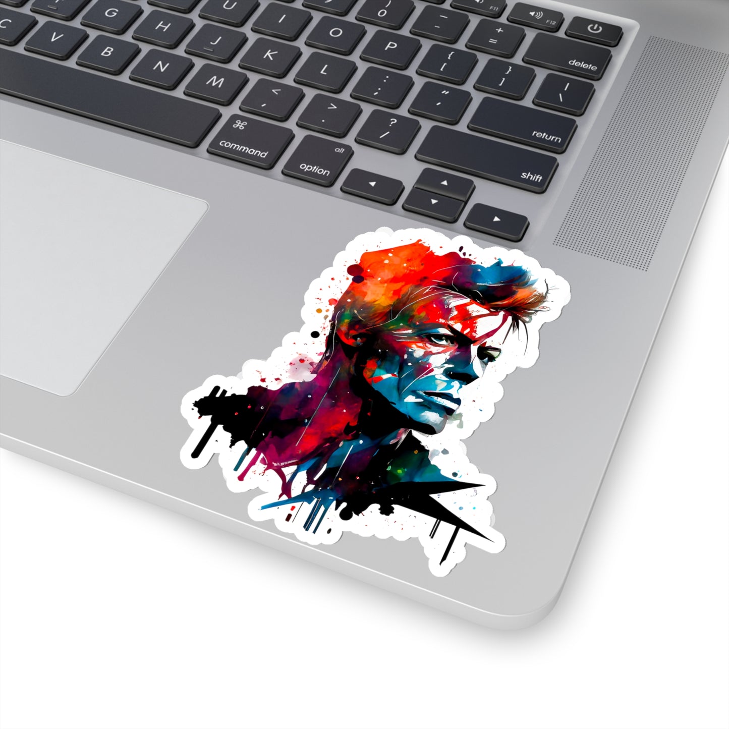 David Bowie Sticker - Add Some Iconic and Colorful Style to Your Tech