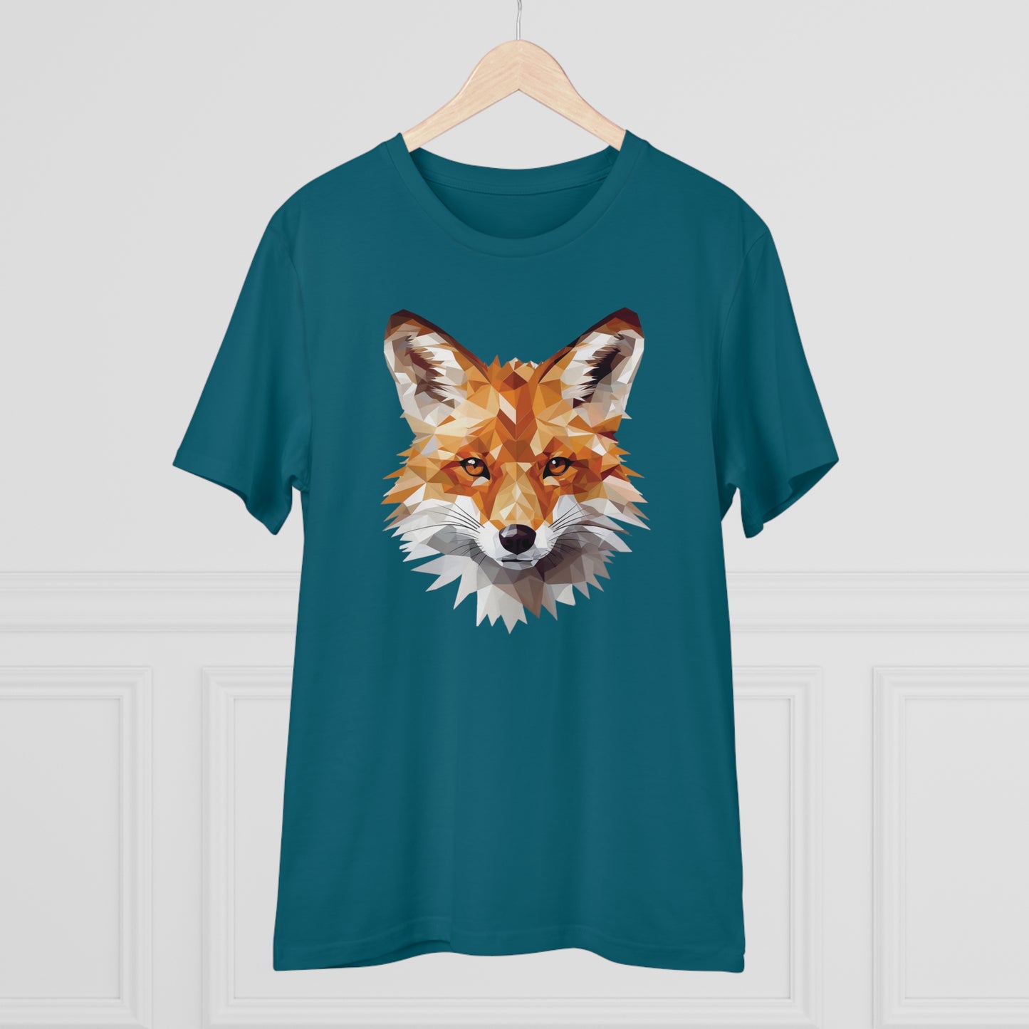 Fox Polygonal T-Shirt - Embrace Sly Charm