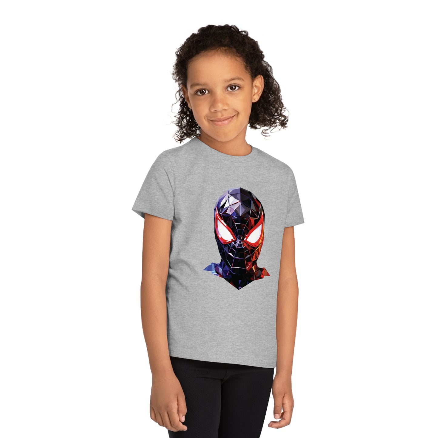 Miles Morales Polygonal Kids T-Shirt - Embrace Spidey Style