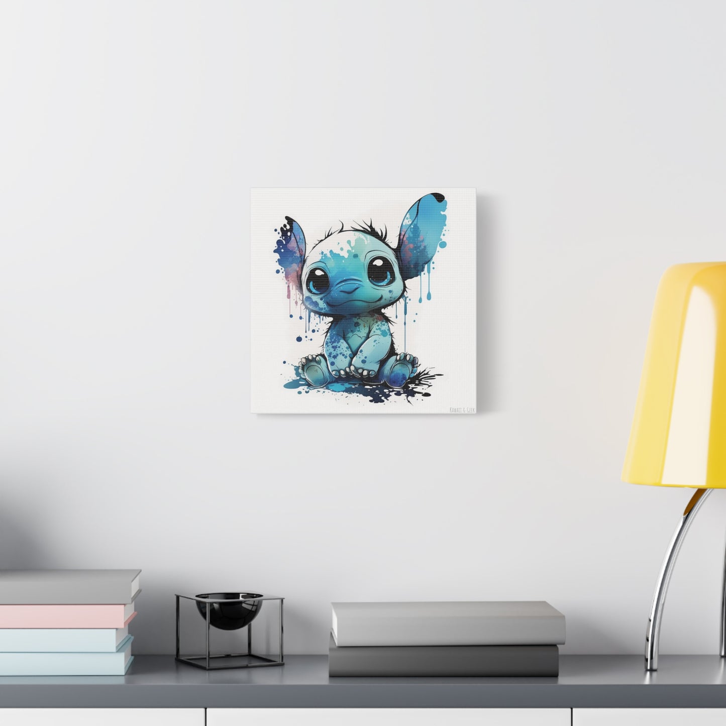 Cute Baby Stitch Canva - Add Whimsical Charm to Your Wall Decor