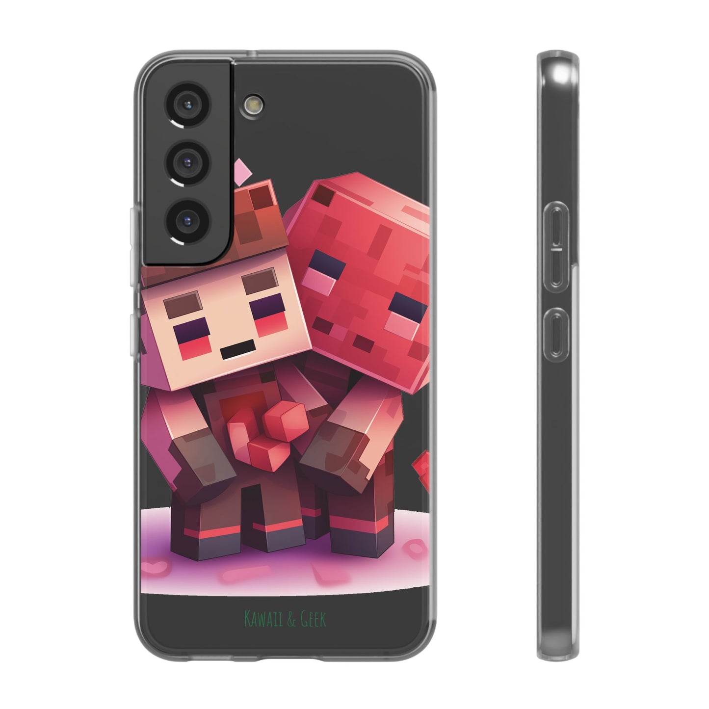 Phone Case - Lovers Minecraft Inspired Design
