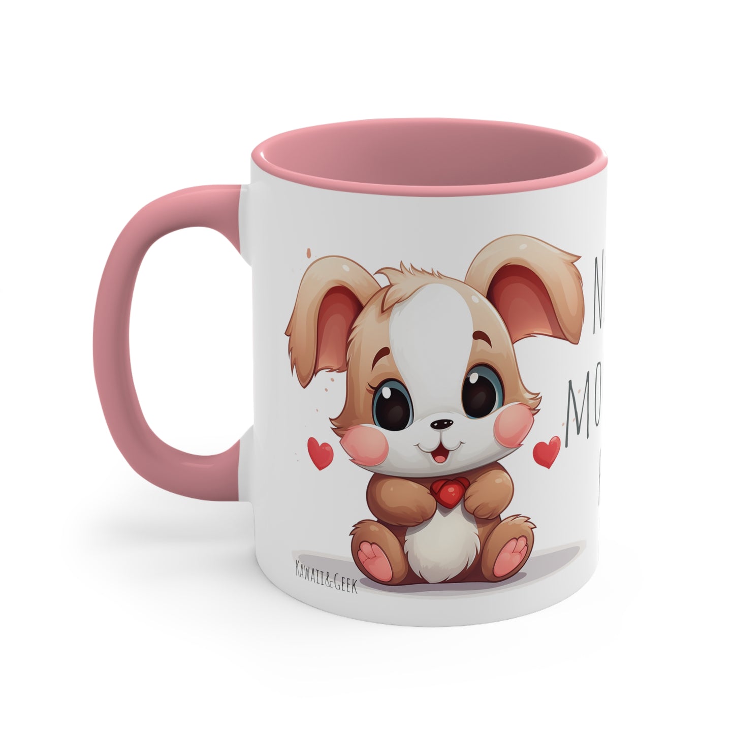 11oz Bi-Color Mug: "Morning Hug" Teddy Duo