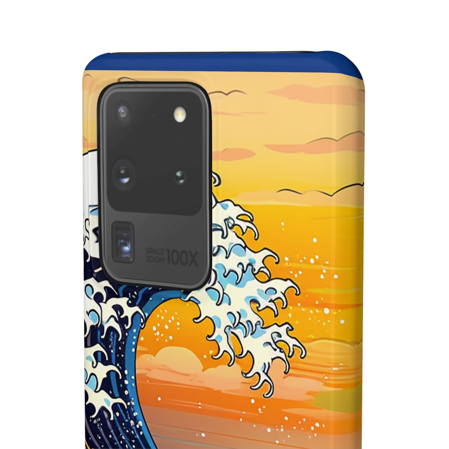 Sunset Big Wave Phone Case - Embrace the Majestic Hokusai Style in Your Hands