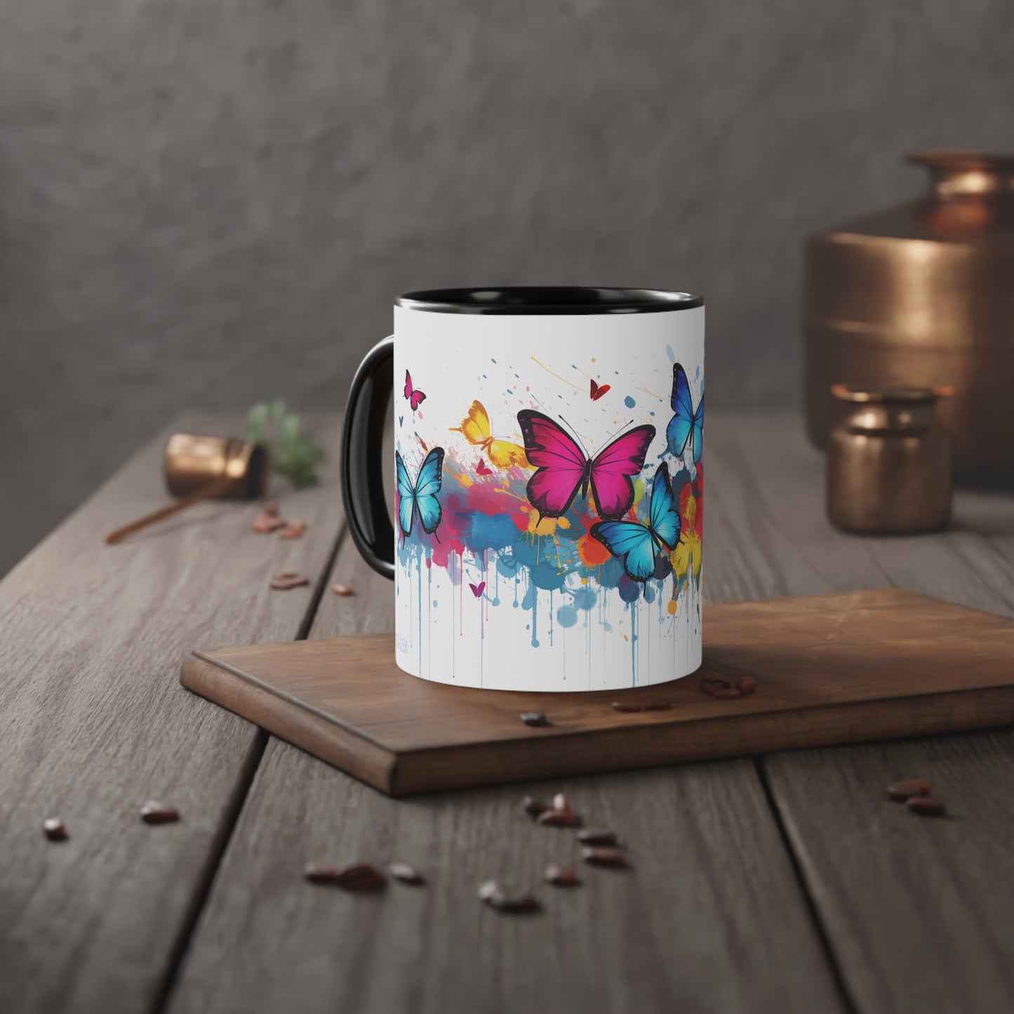 Elegant Butterflies Mug - Embrace the Beauty of Nature with Every Sip - EU