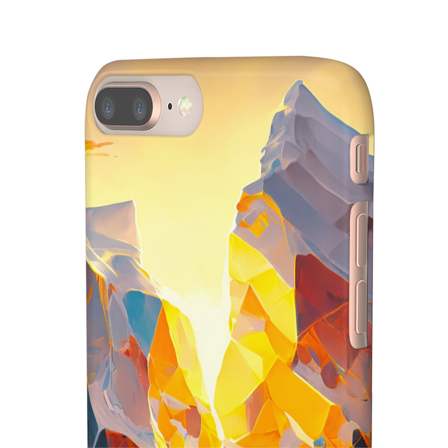 Arctic Landscape and Iceberg at Sunset Phone Case - Capture the Serenity of Nature on Your Device