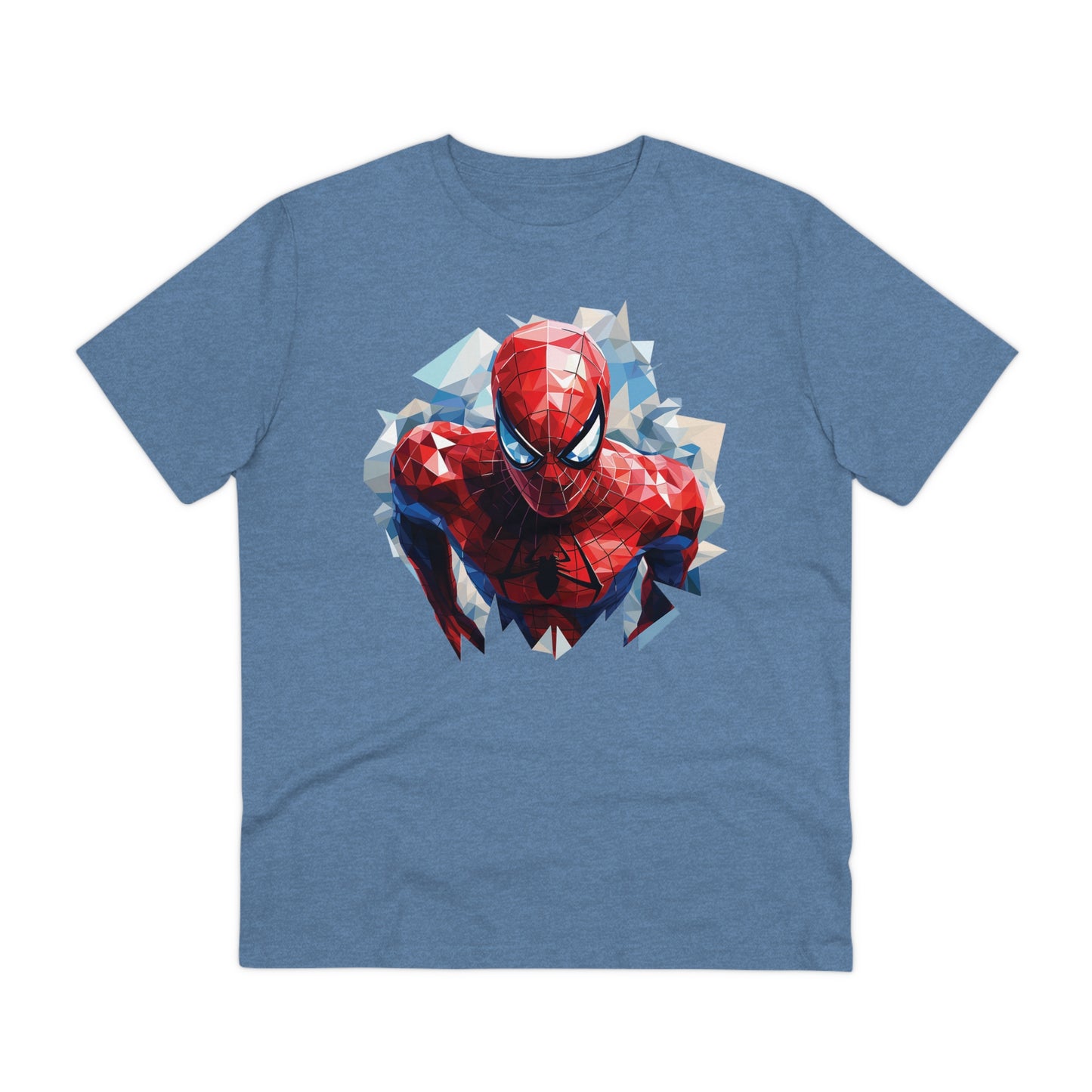 Spider-Man Polygonal Geometric T-Shirt - Swing into Stylish Adventure