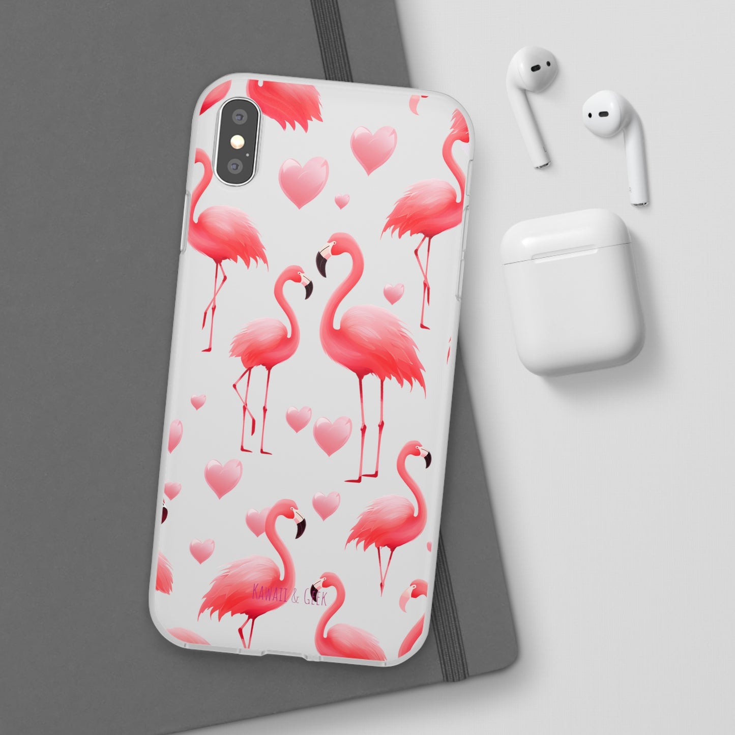 Pink Flamingo Elegance Flexi Phone case