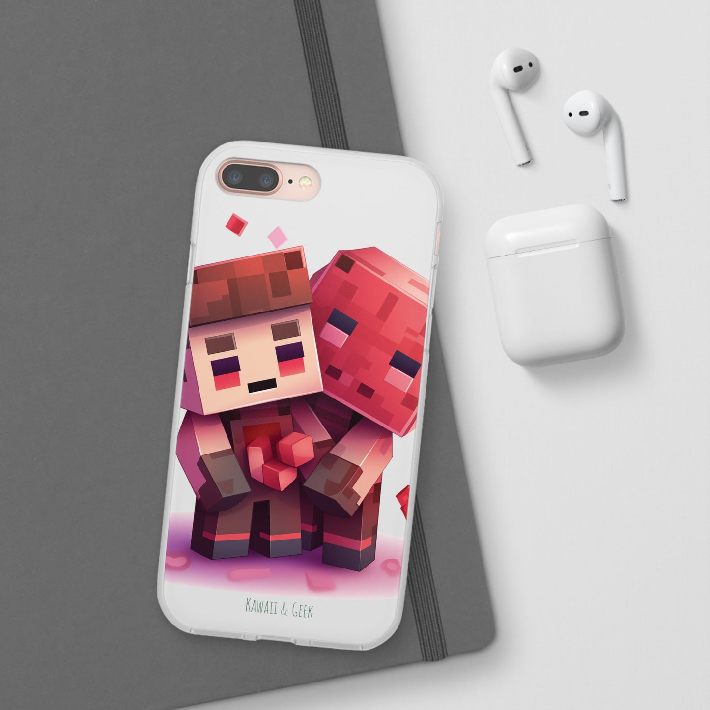 Phone Case - Lovers Minecraft Inspired Design