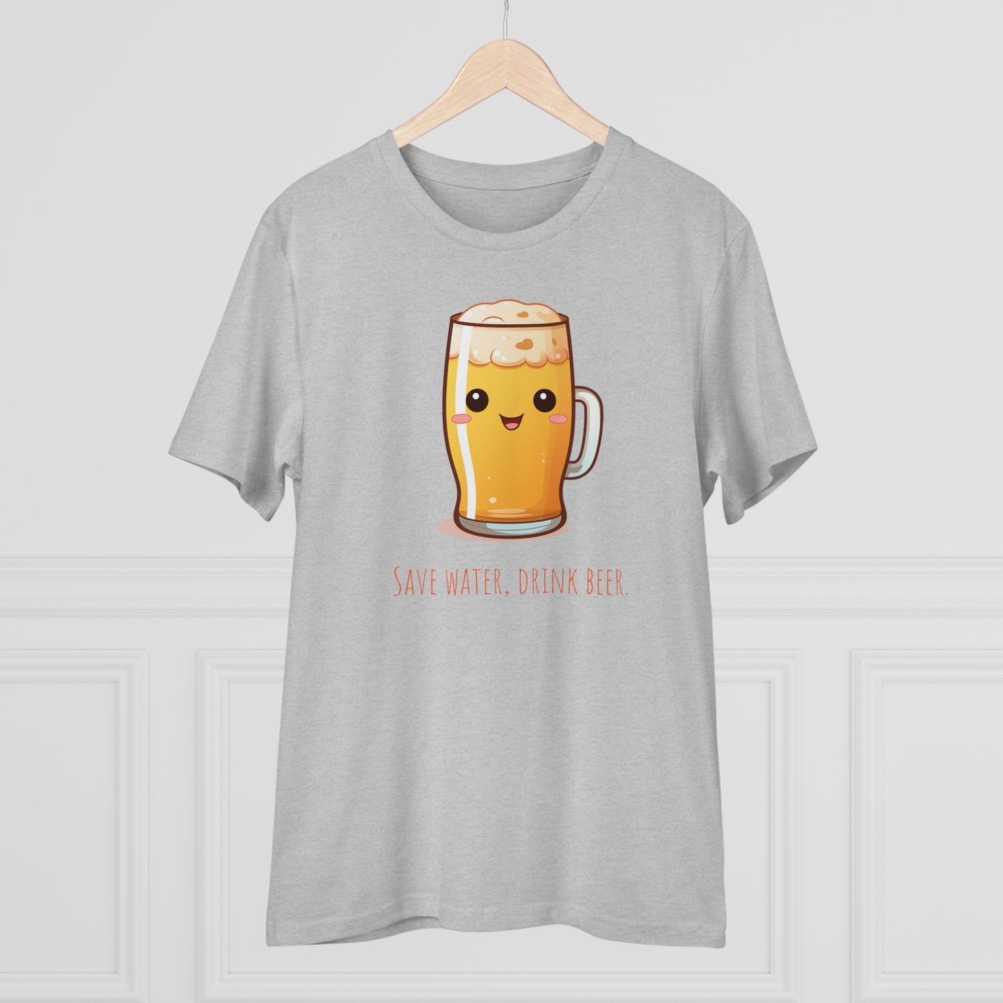 Eco-Friendly Unisex Beer T-Shirt - 'Save Water, Drink Beer'