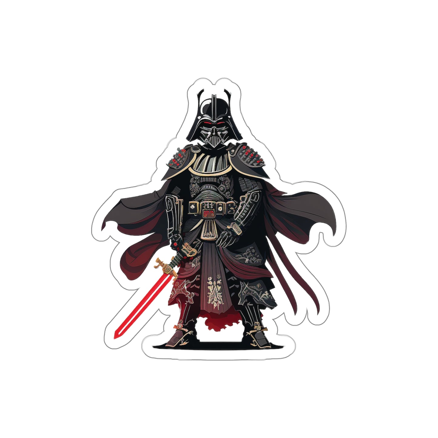 Darth Vader Samurai Sticker - Add Some Unique and Fierce Style to Your Tech -Star Wars