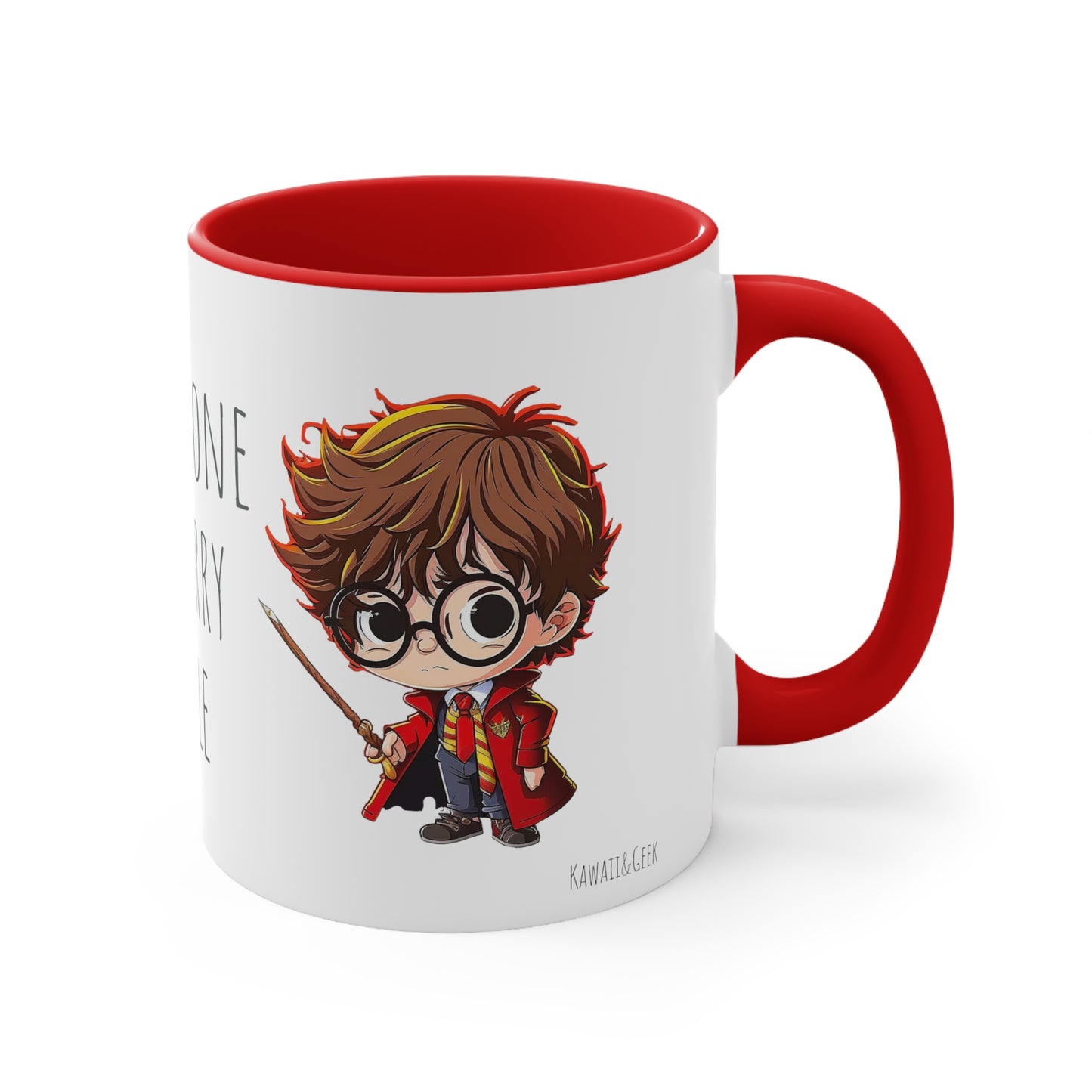 Kawaii Harry Potter & Hermione Bicolor 11oz Mug