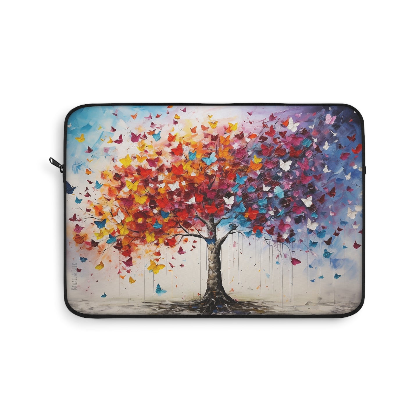 Artistic Butterfly-Leaf Tree Premium Laptop Sleeve (13" & 15")