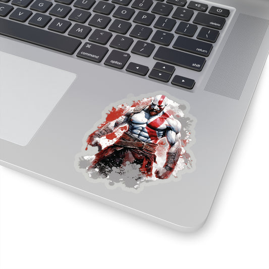 Kratos Sticker - Add a Touch of Artistic Power to Your Accessories - God of War