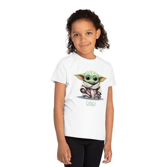 Cute Baby Yoda Eco-Friendly Kids T-Shirt - Unleash the Adorable Force