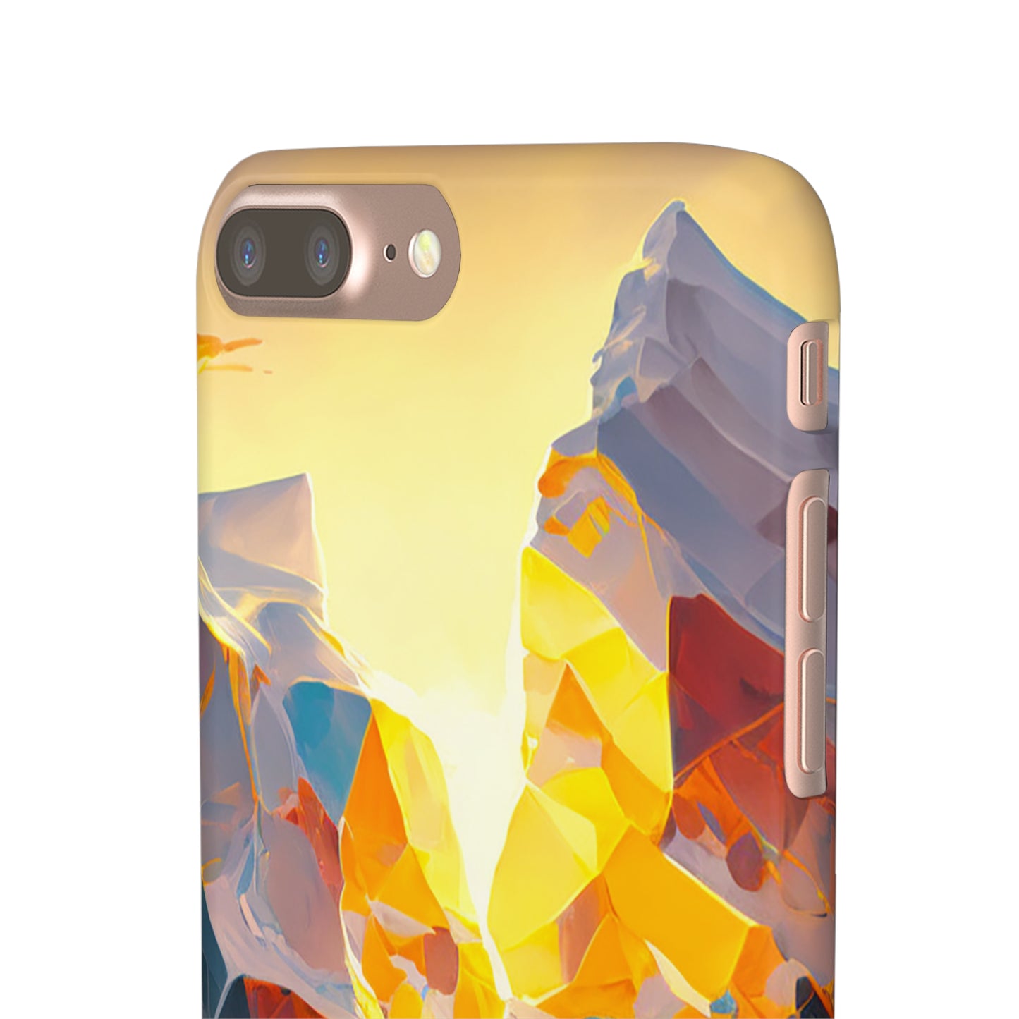 Arctic Landscape and Iceberg at Sunset Phone Case - Capture the Serenity of Nature on Your Device