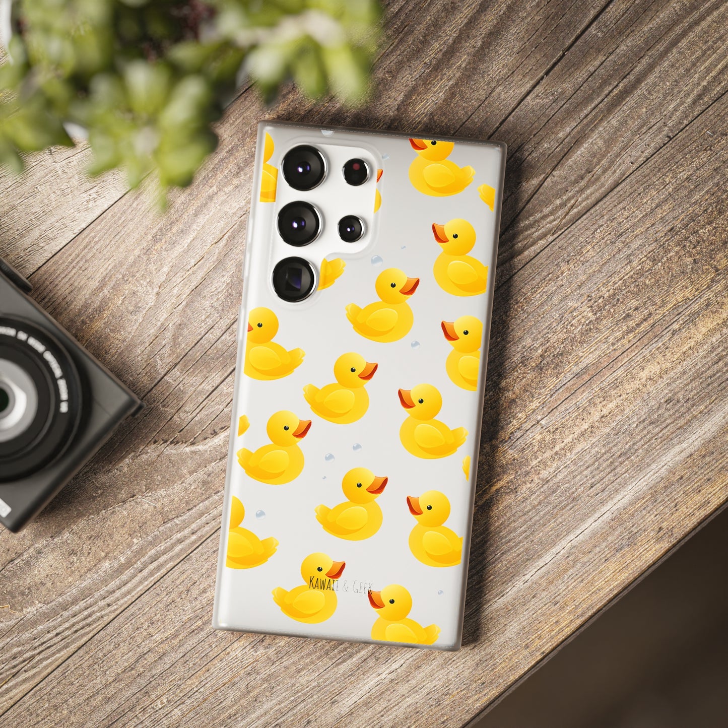 Vibrant Yellow Duck Flexi Phone Case