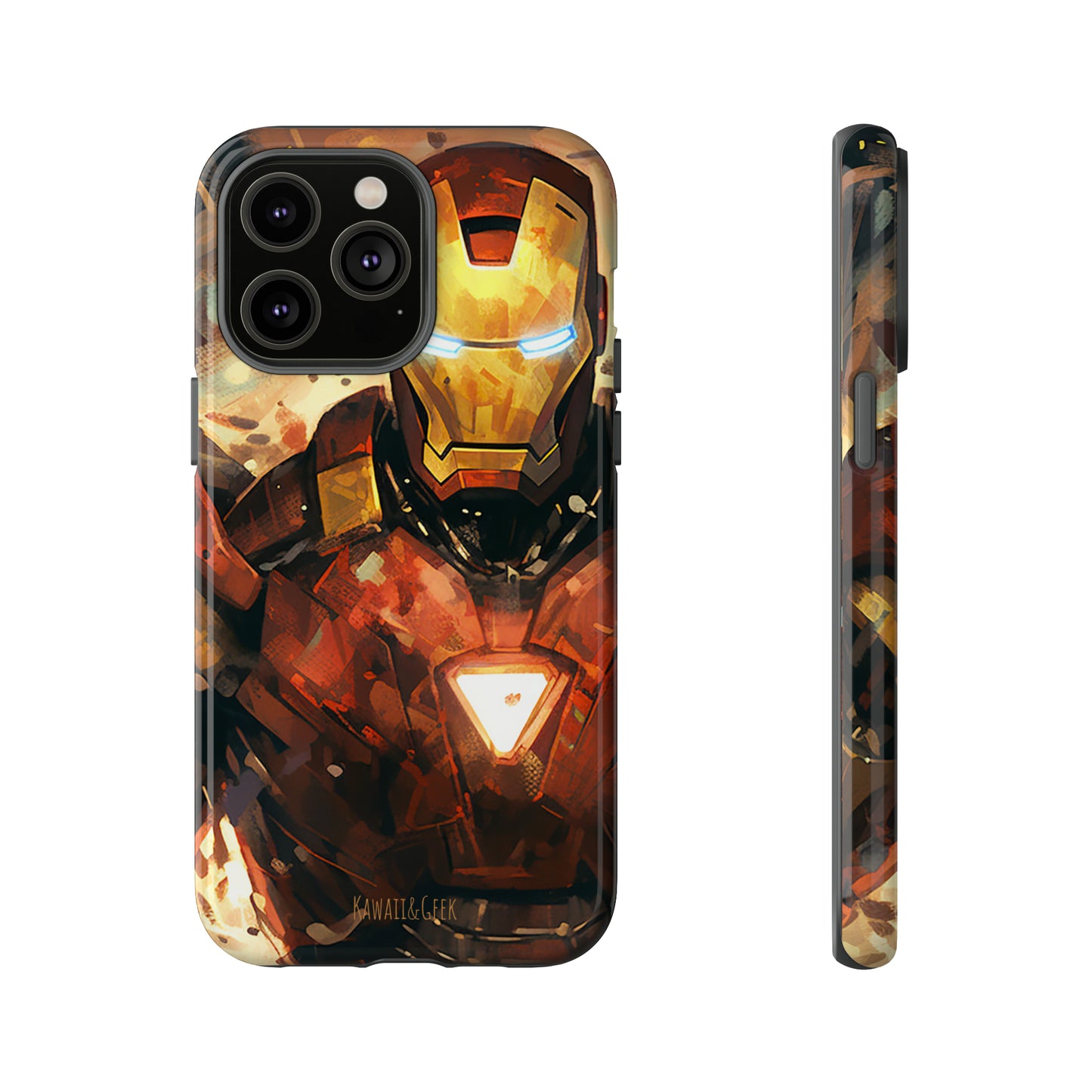 Iron Man Painting Tough Phone Case - Add Some Bold and Unique Style to Your Tech