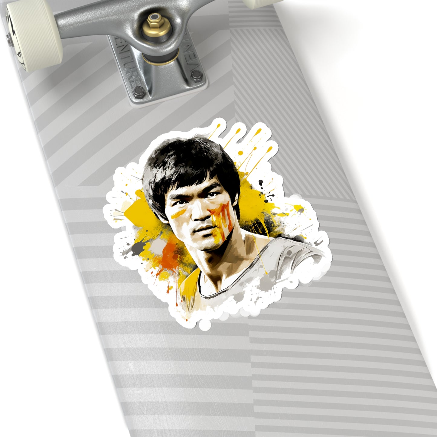 Watercolor Bruce Lee: Martial Arts Legend Sticker