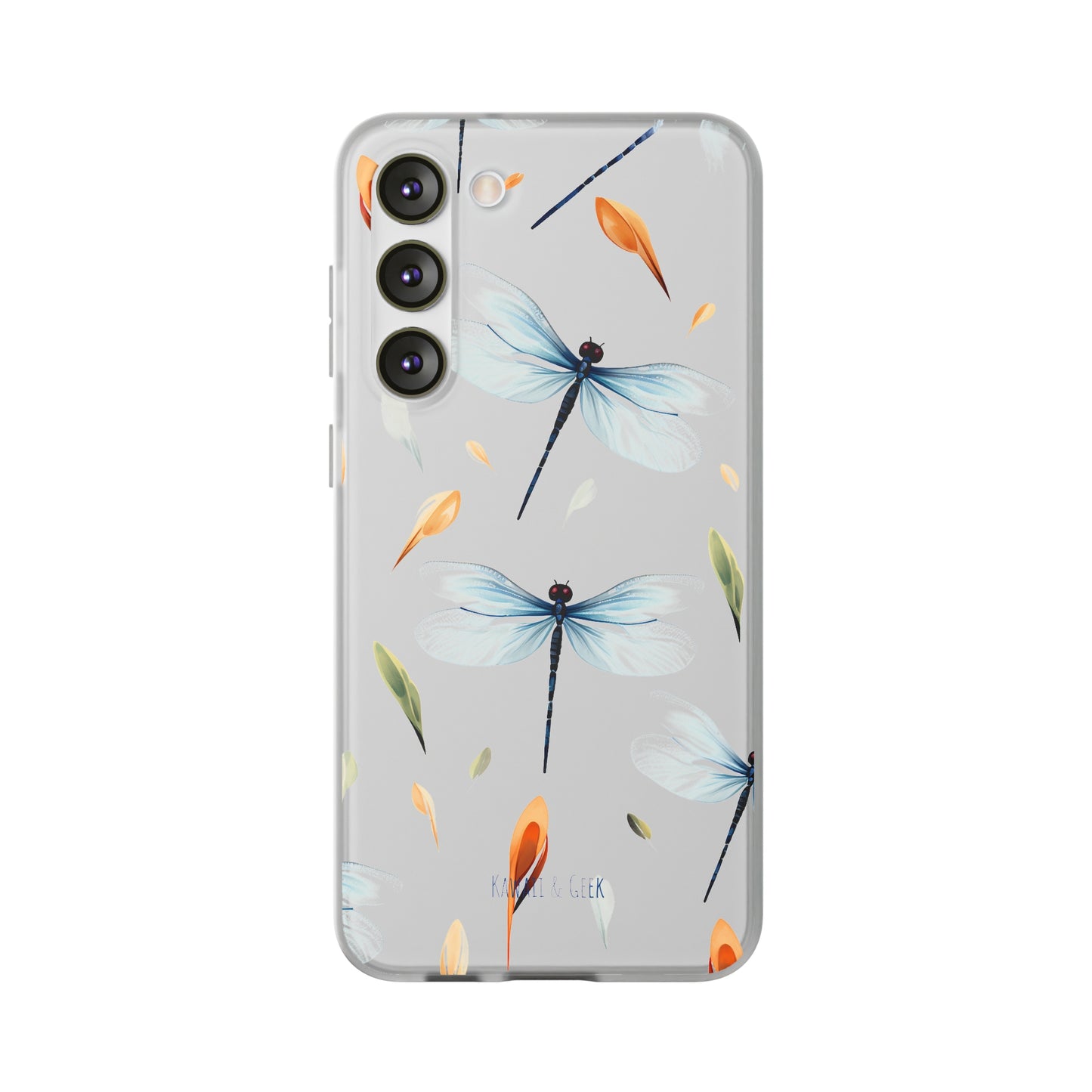 Dragonfly Dreams: Transparent Flexi Phone Case