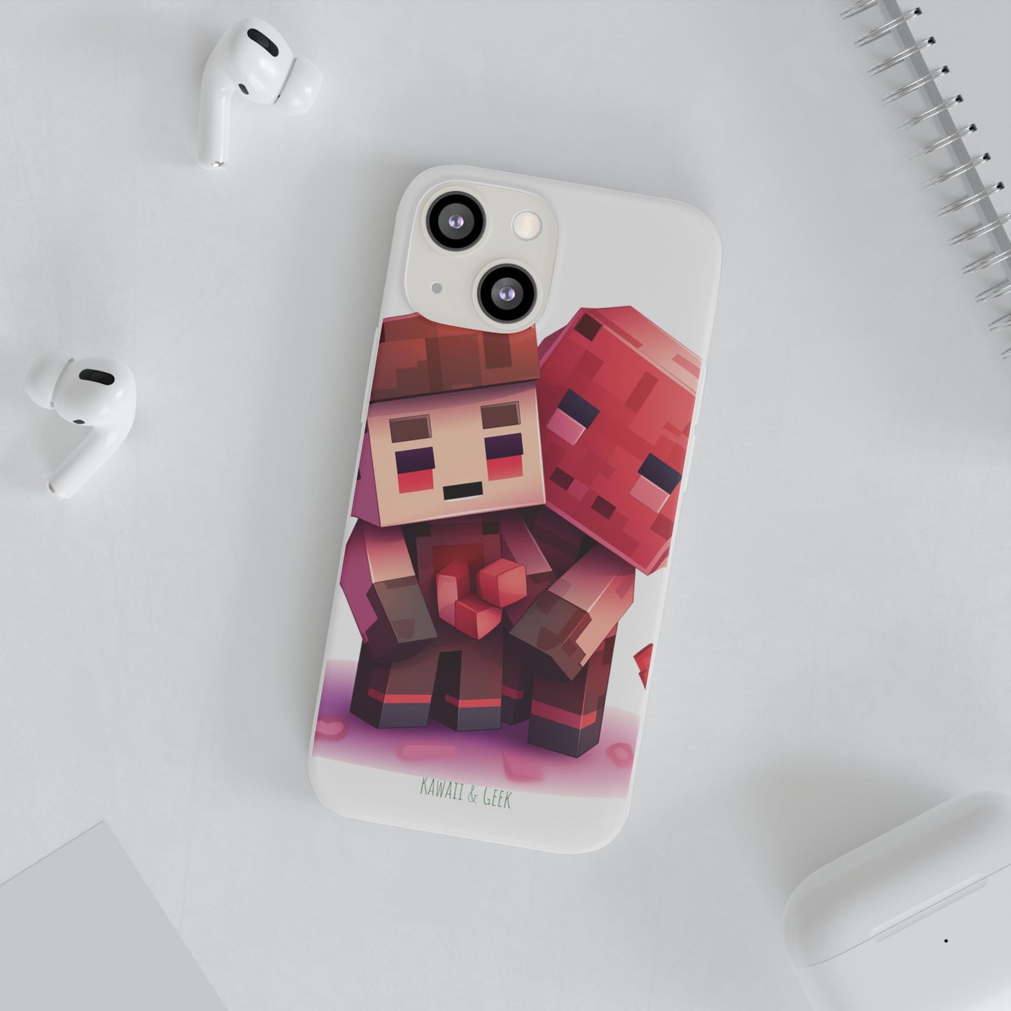 Phone Case - Lovers Minecraft Inspired Design