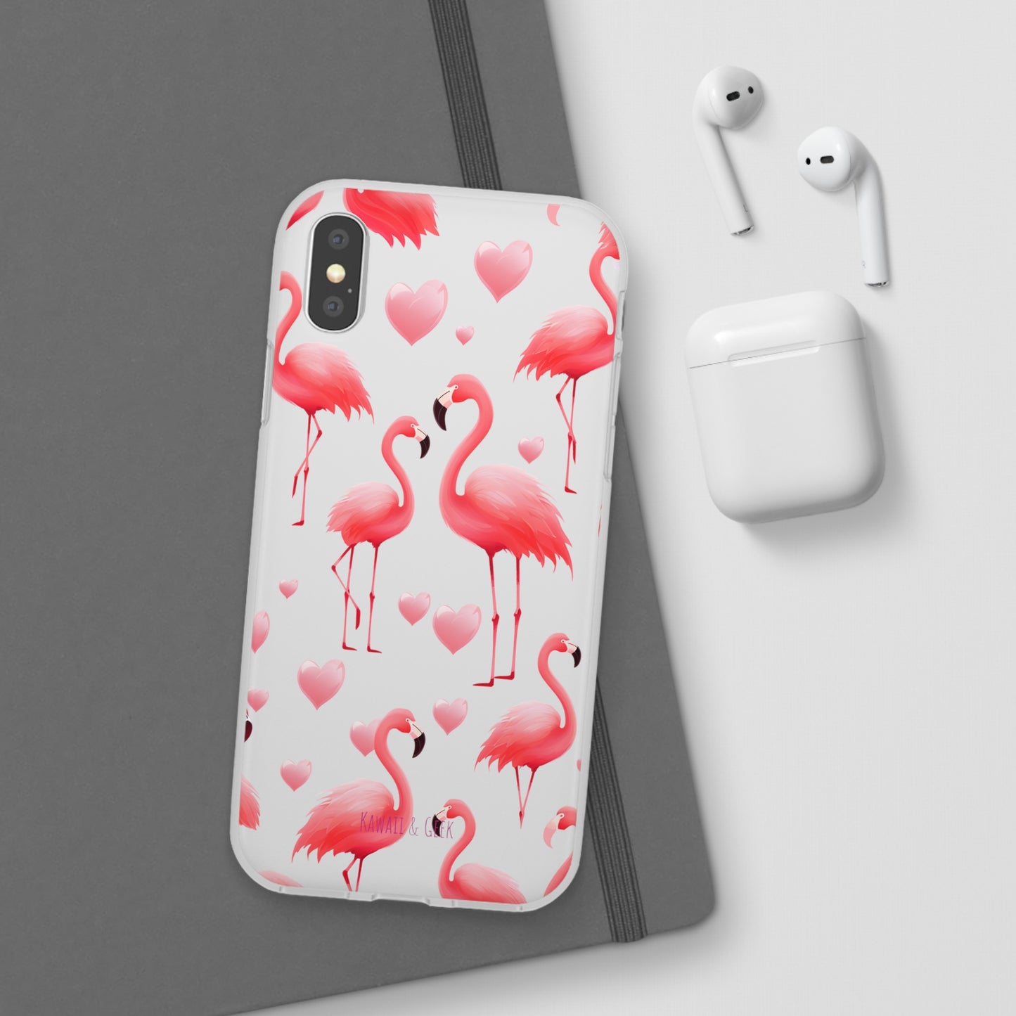 Pink Flamingo Elegance Flexi Phone case