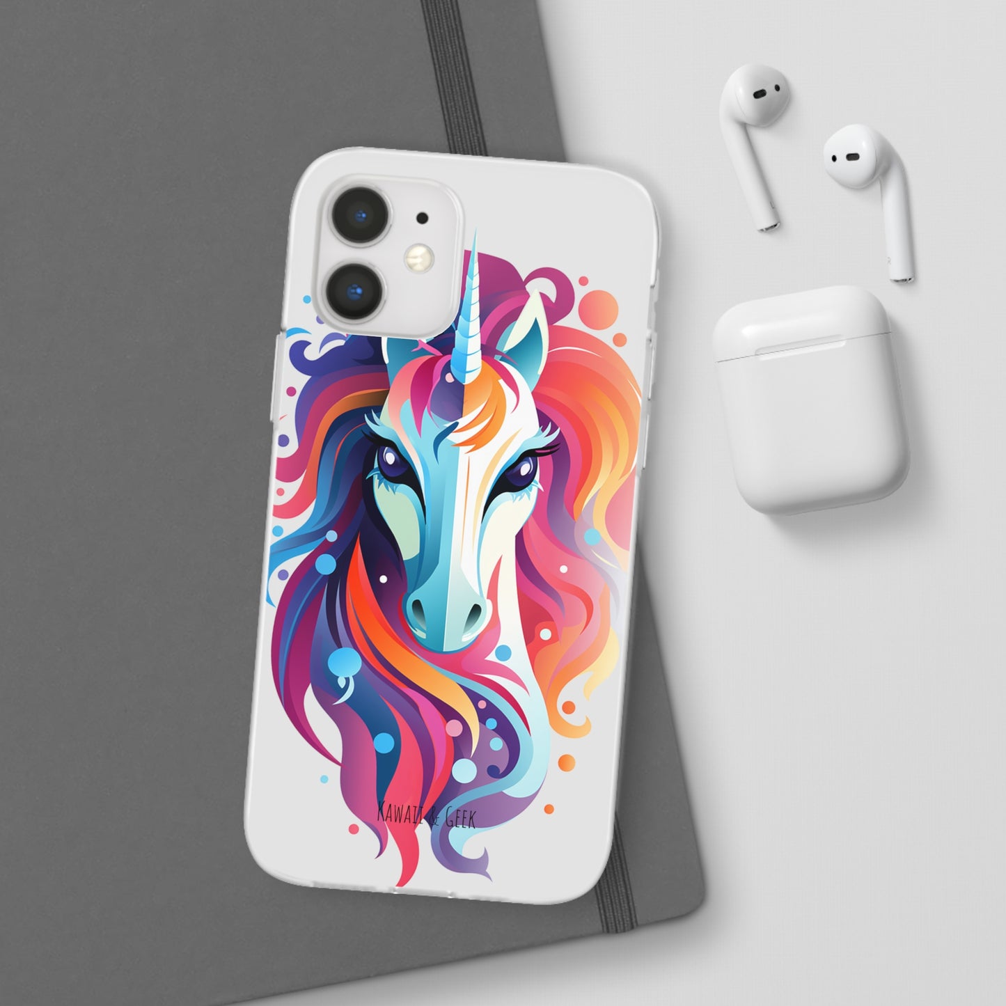 Ink Unicorn Flexi Transparent Phone Case