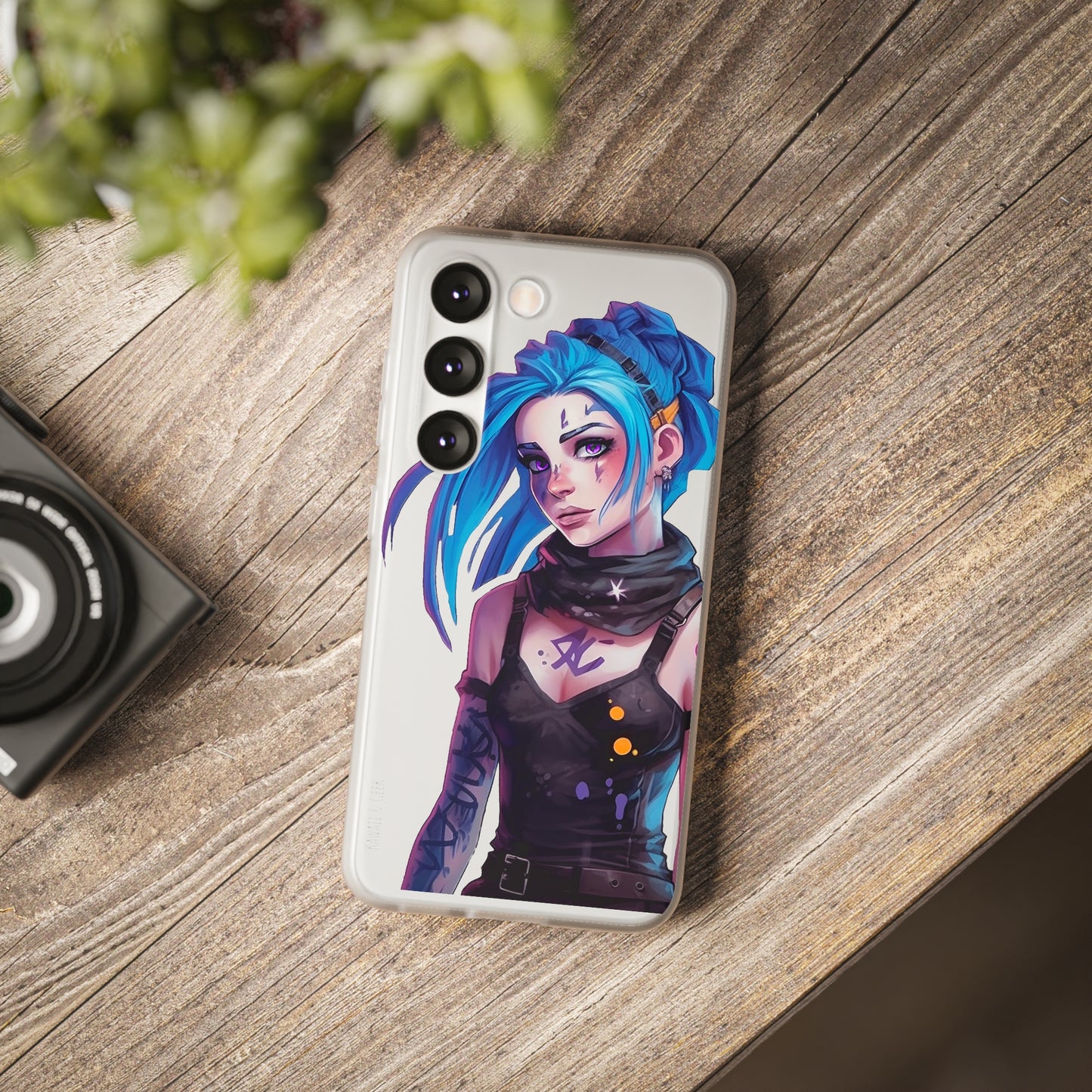 Jinx for Arcane / League of Legends Flexi Phone Case - Add Some Colorful and Gaming Style to Your Phone