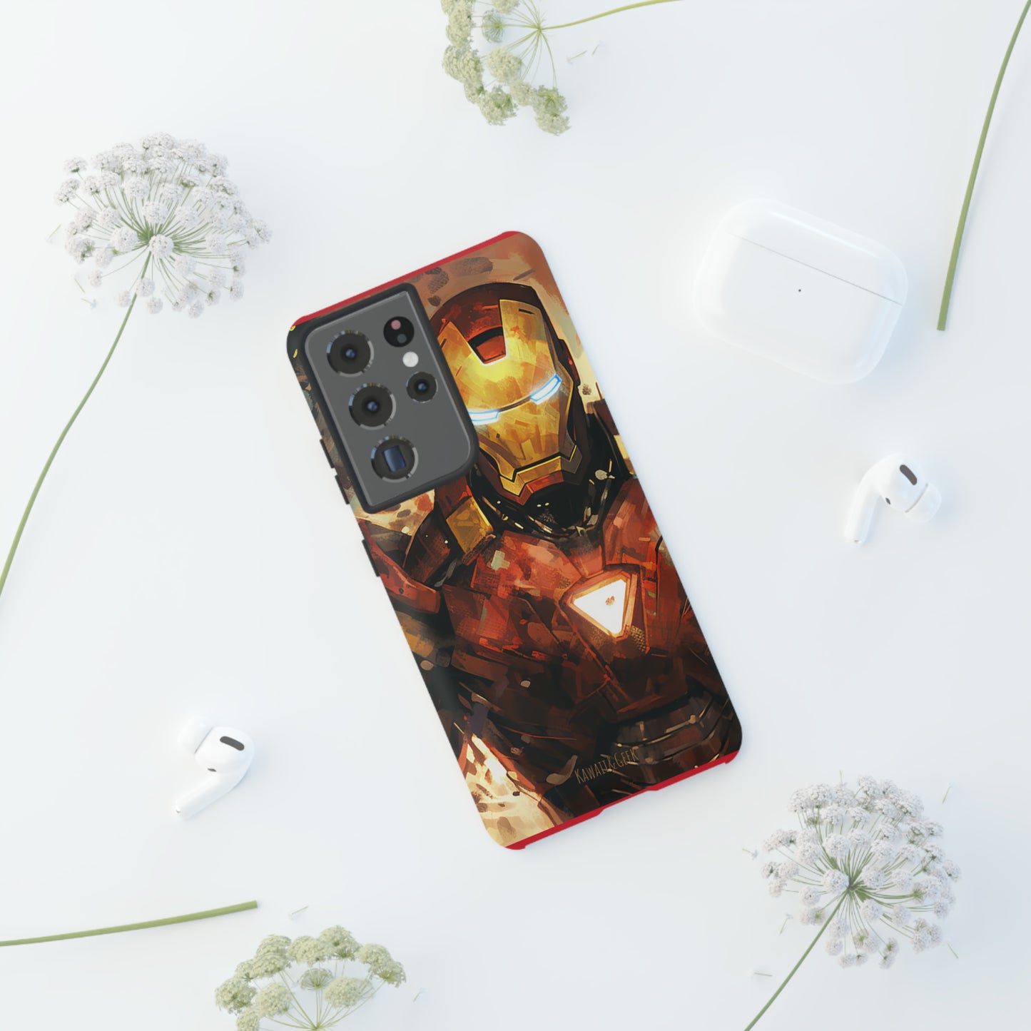 Iron Man Painting Tough Phone Case - Add Some Bold and Unique Style to Your Tech