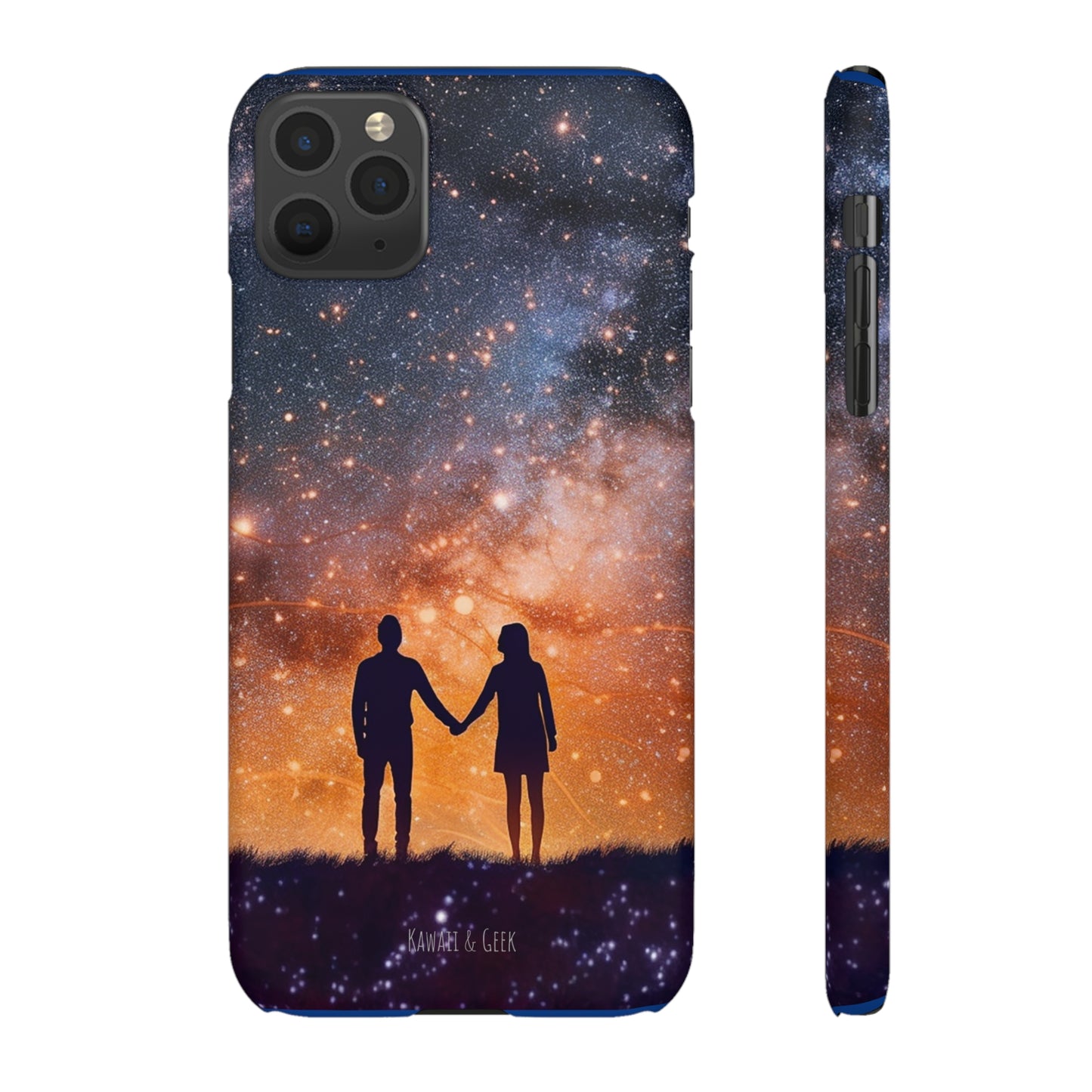 Starry Night Lovers Phone Case - Embrace the Beauty of the Night Sky