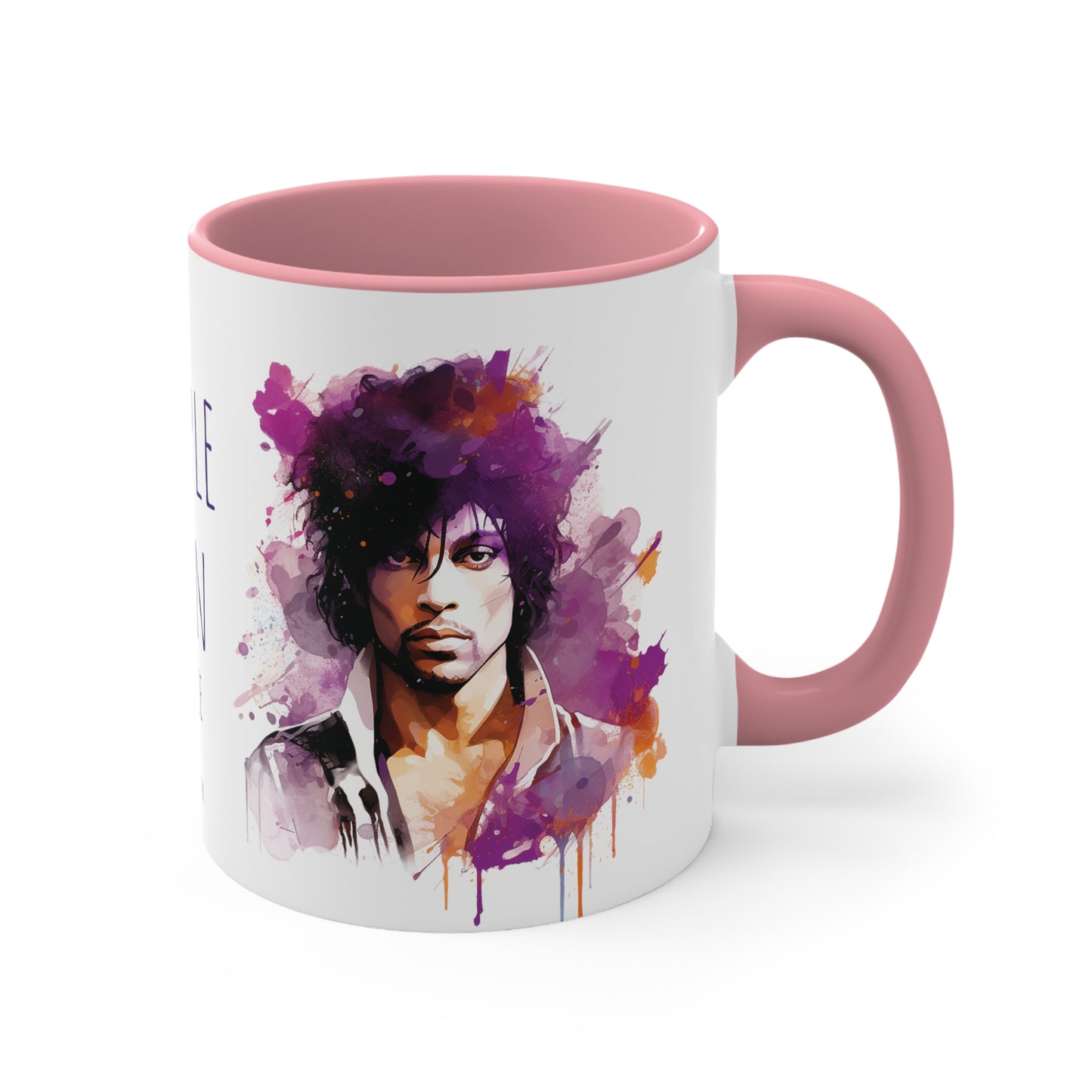 Prince Purple Rain Mug Watercolor Style - Musical Majesty in Every Sip