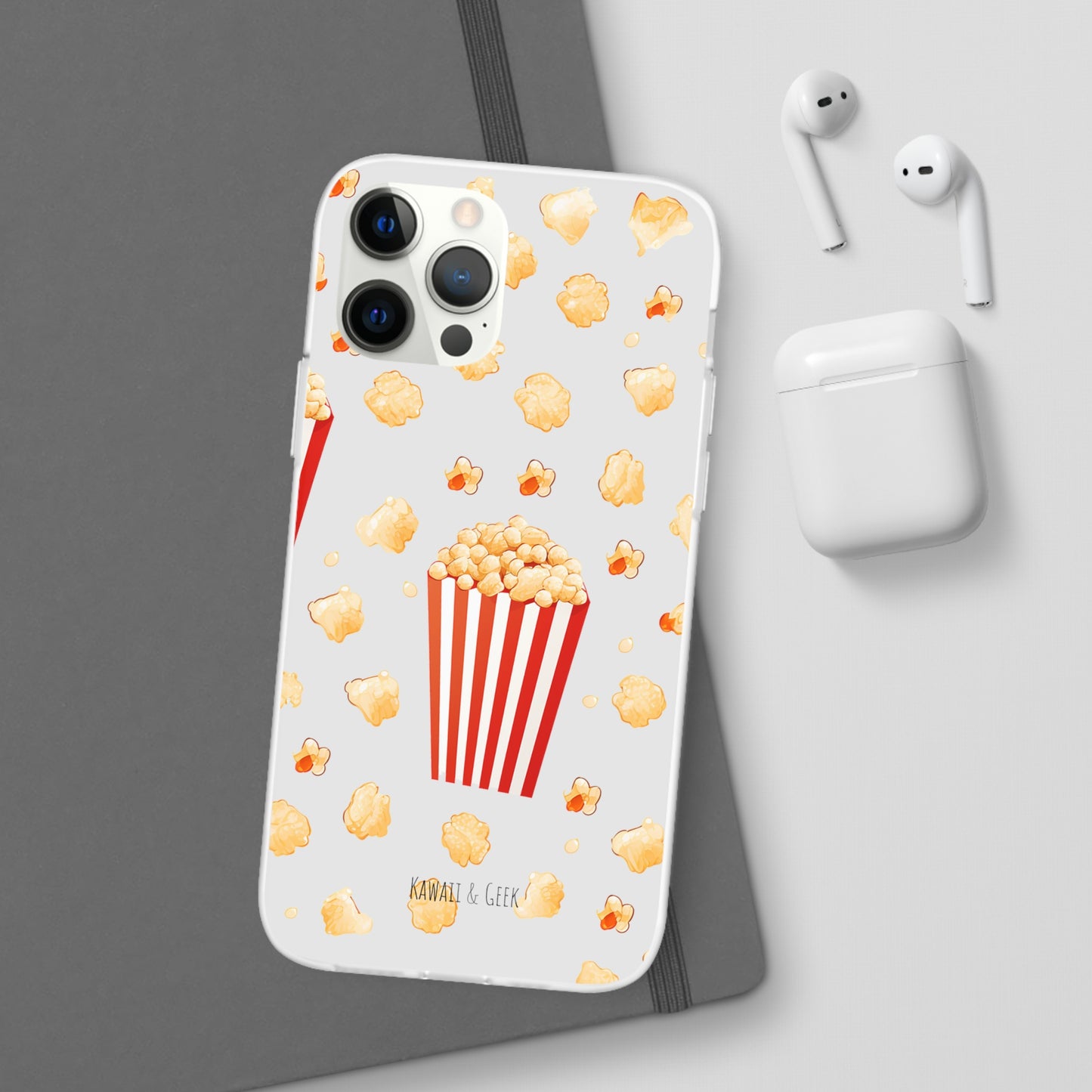 Popcorn Transparent Flexi Phone Case