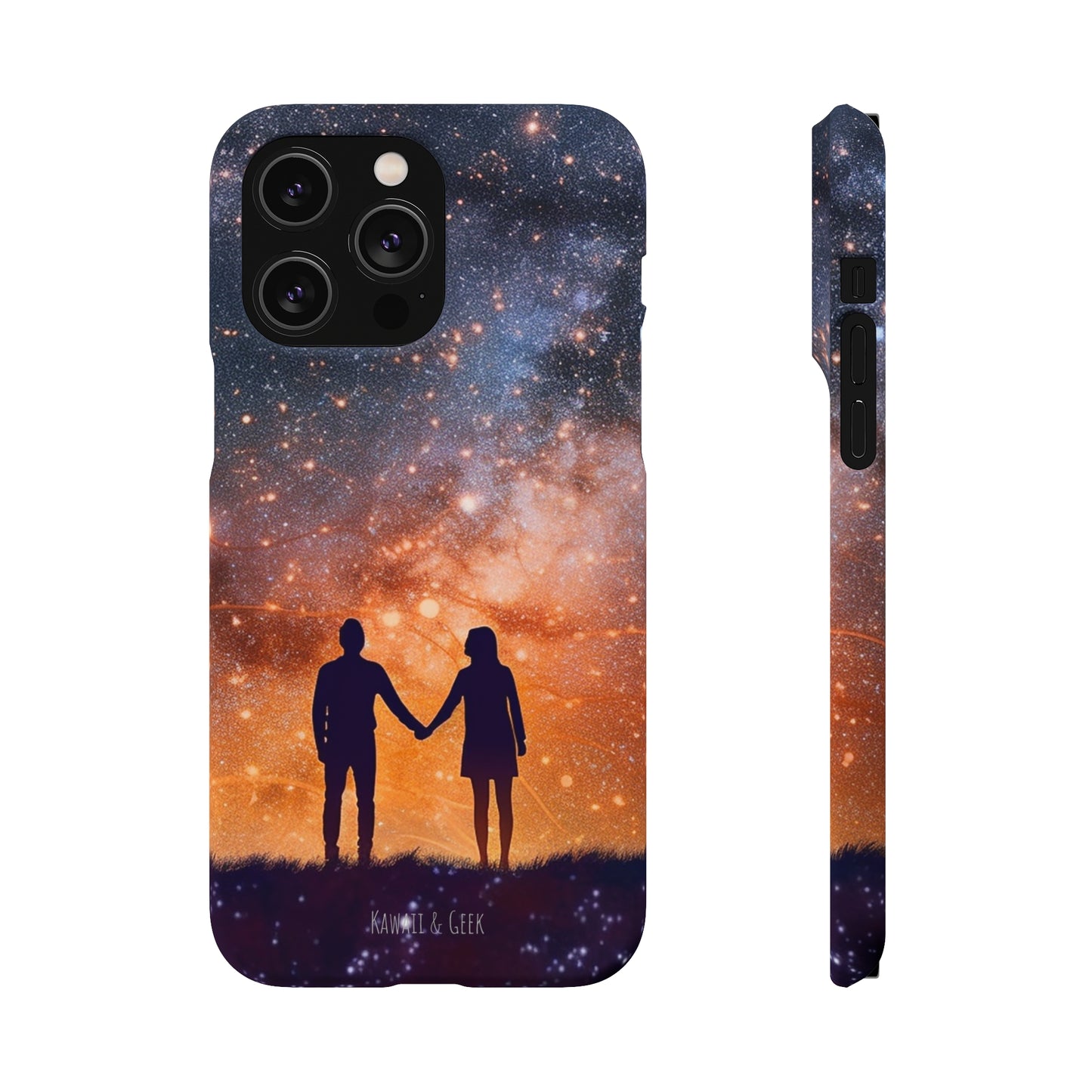 Starry Night Lovers Phone Case - Embrace the Beauty of the Night Sky