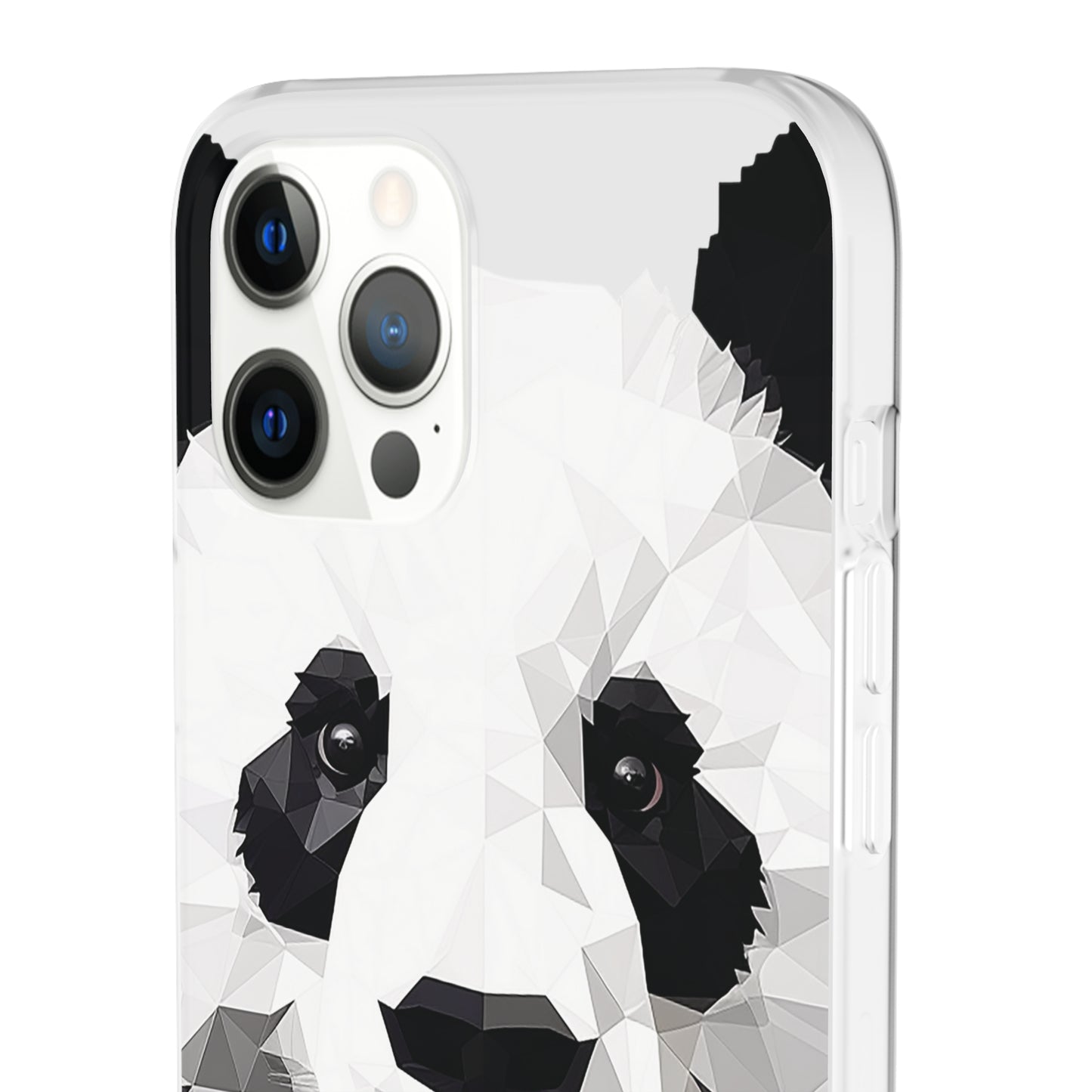 Cute Polygonal Panda Flexi phone Case - Protect Your Phone with Some Unique and Adorable Style