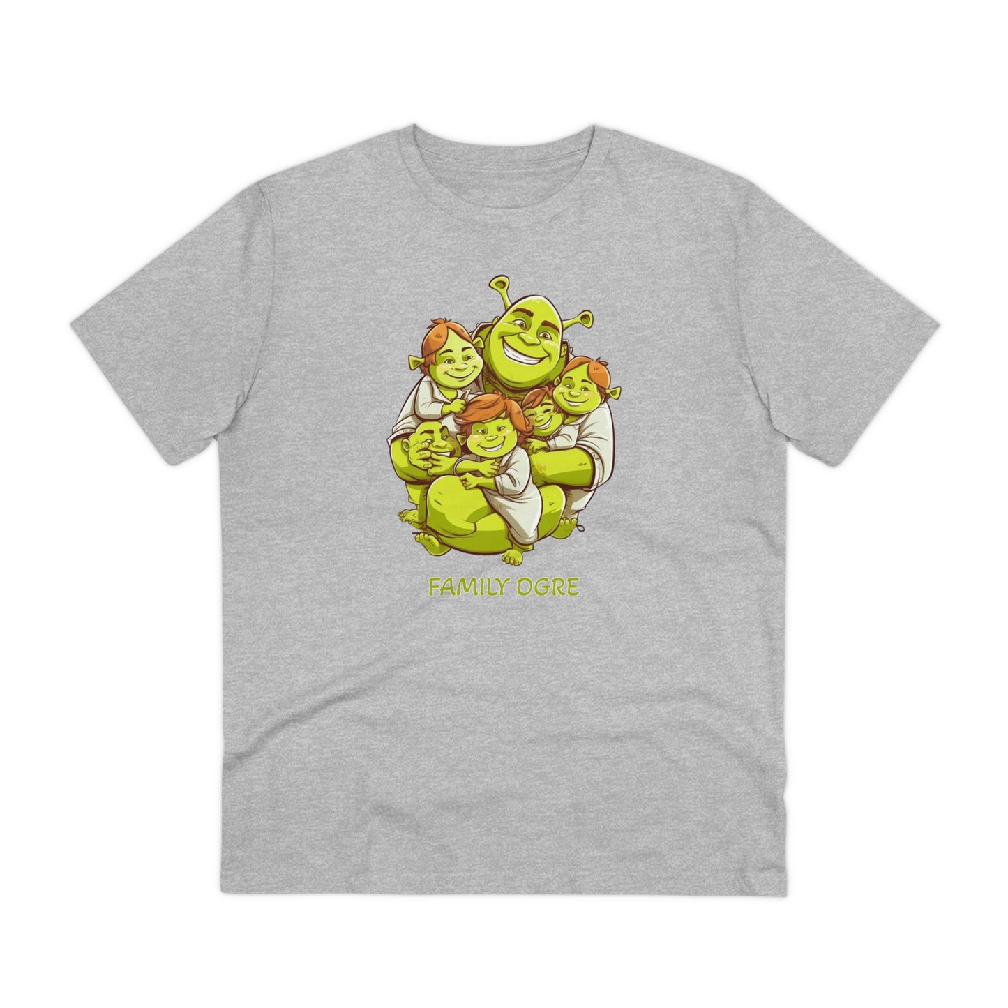 Family Ogre - Unisex Eco-Friendly T-Shirt - Celebrate Father's Day with Shrek and His Kids