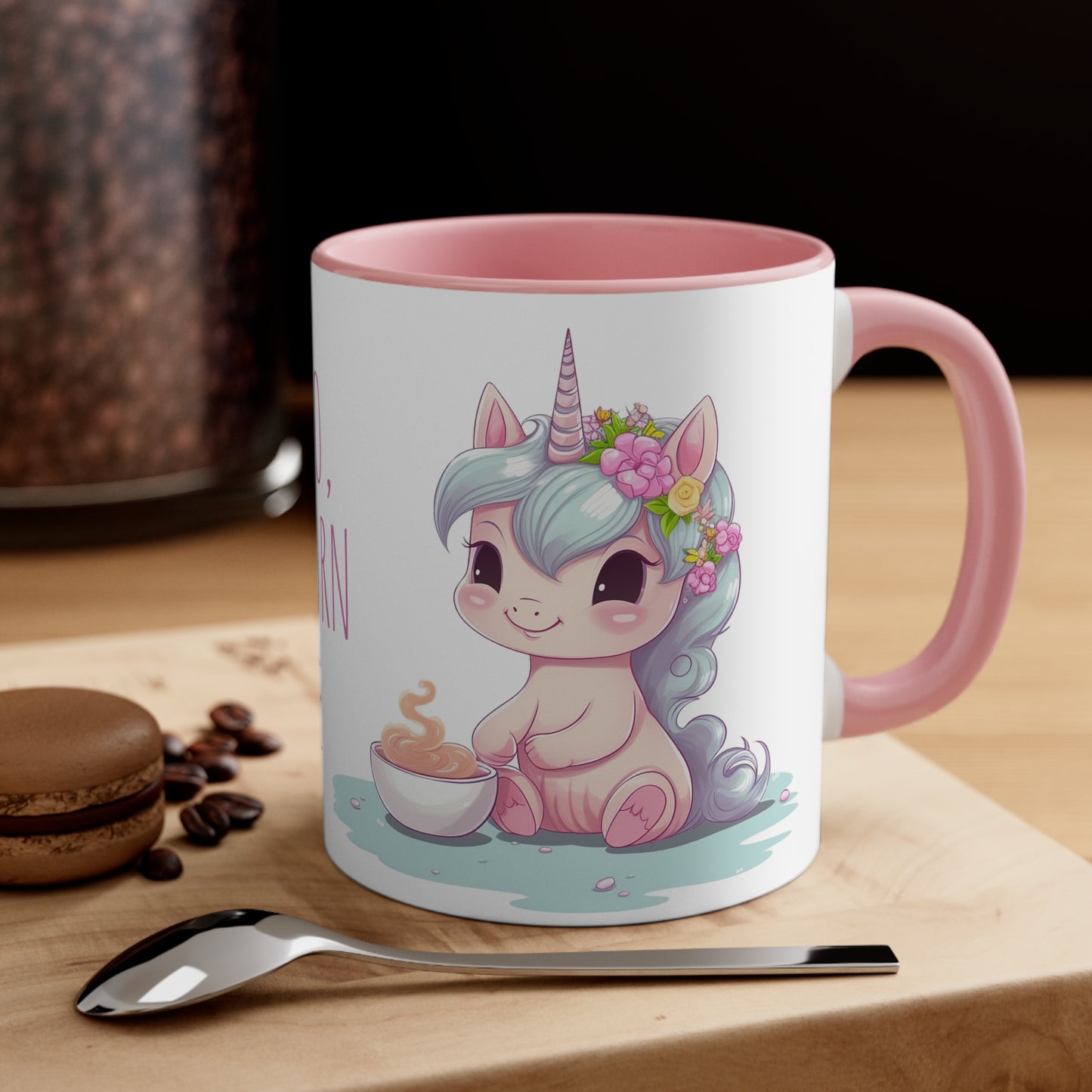 Cute Unicorn Mug : "I'd Love To, But... Unicorn Tea Time"