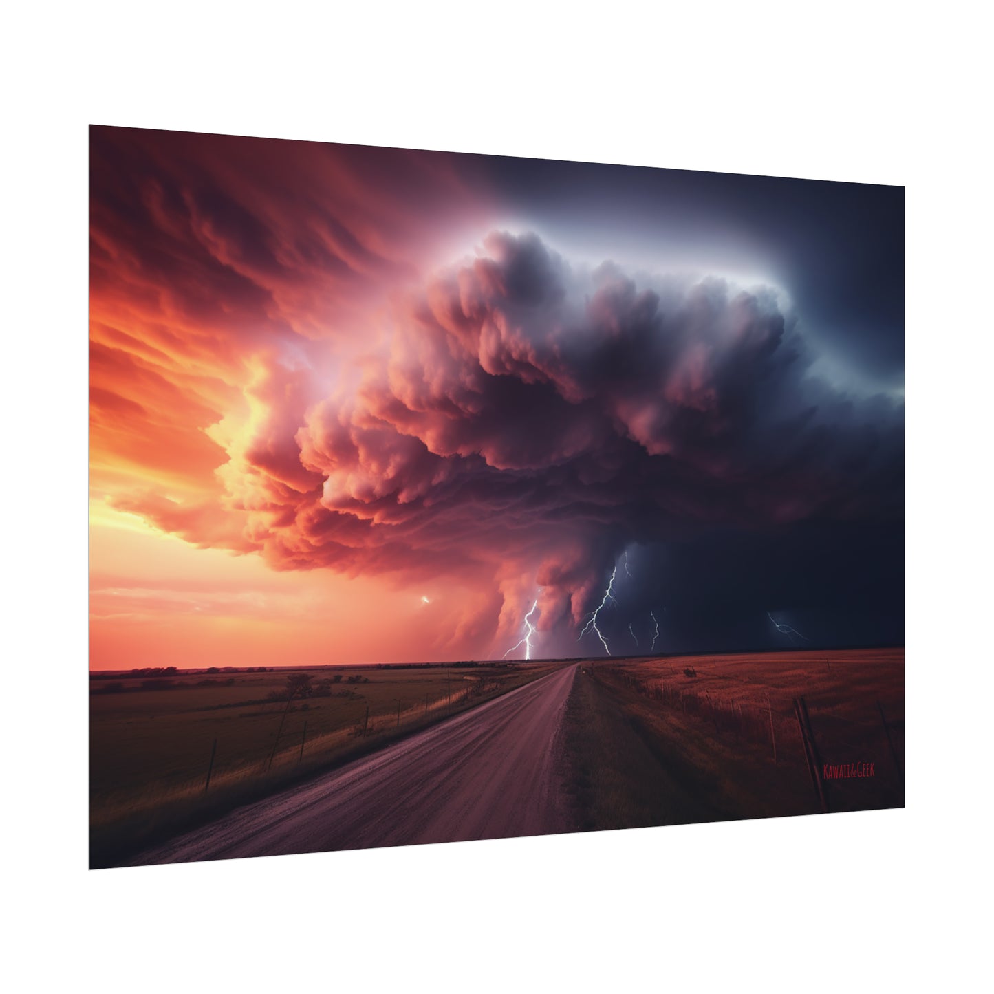 Unleash Nature's Fury: Supercell Storm Poster